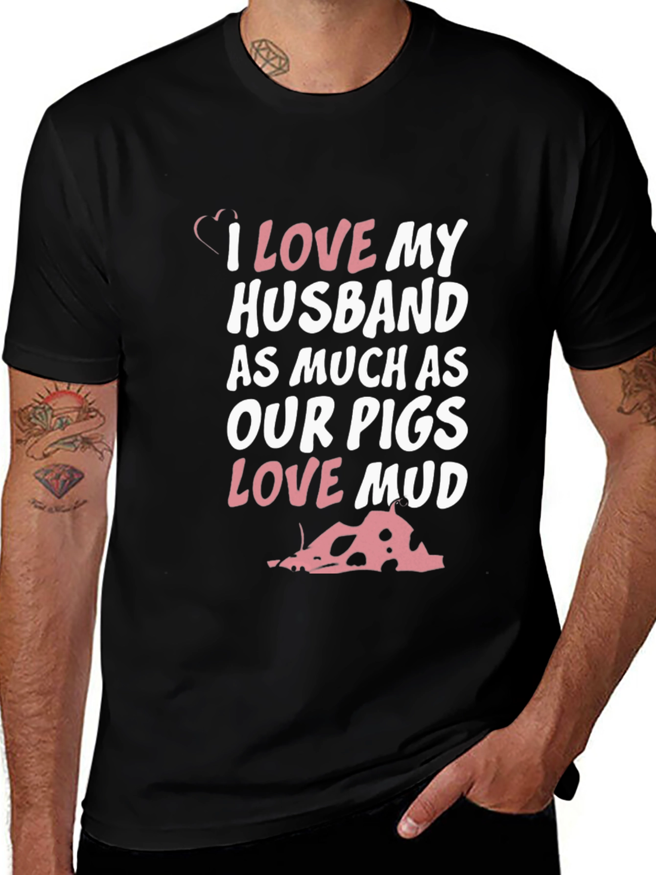 Husband Pig Love T-Shirt