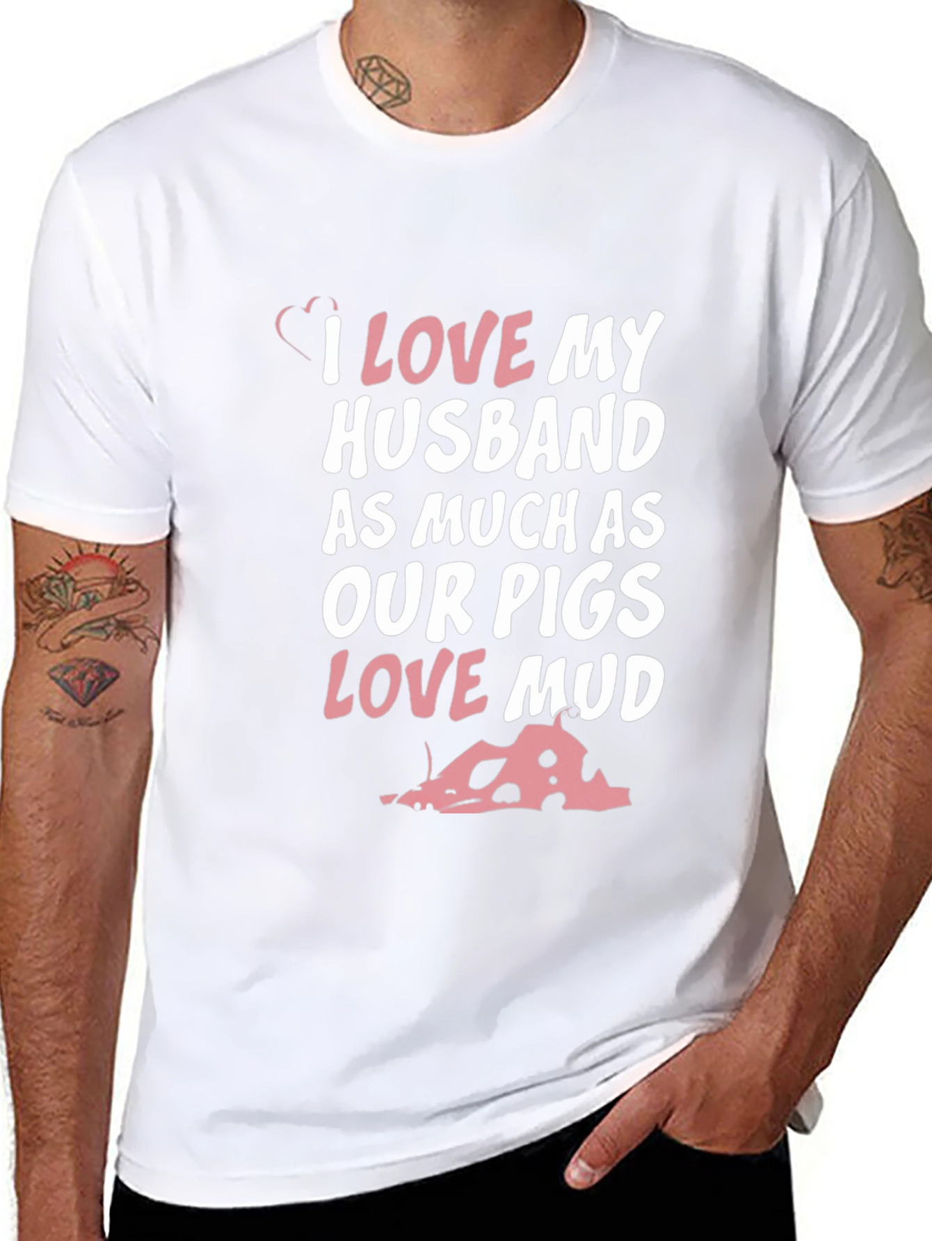 Husband Pig Love T-Shirt
