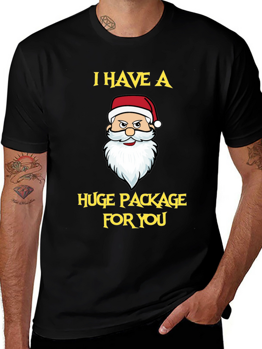 I Have A Huge Package For You Santa T-Shirt