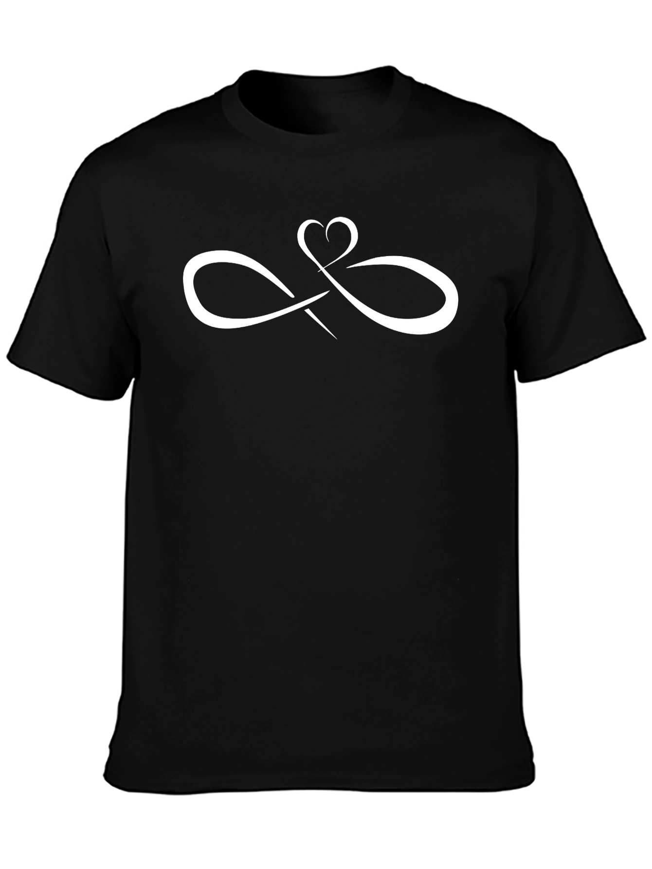 Heart Infinity Graphic Tee - Trendy Casual Top
