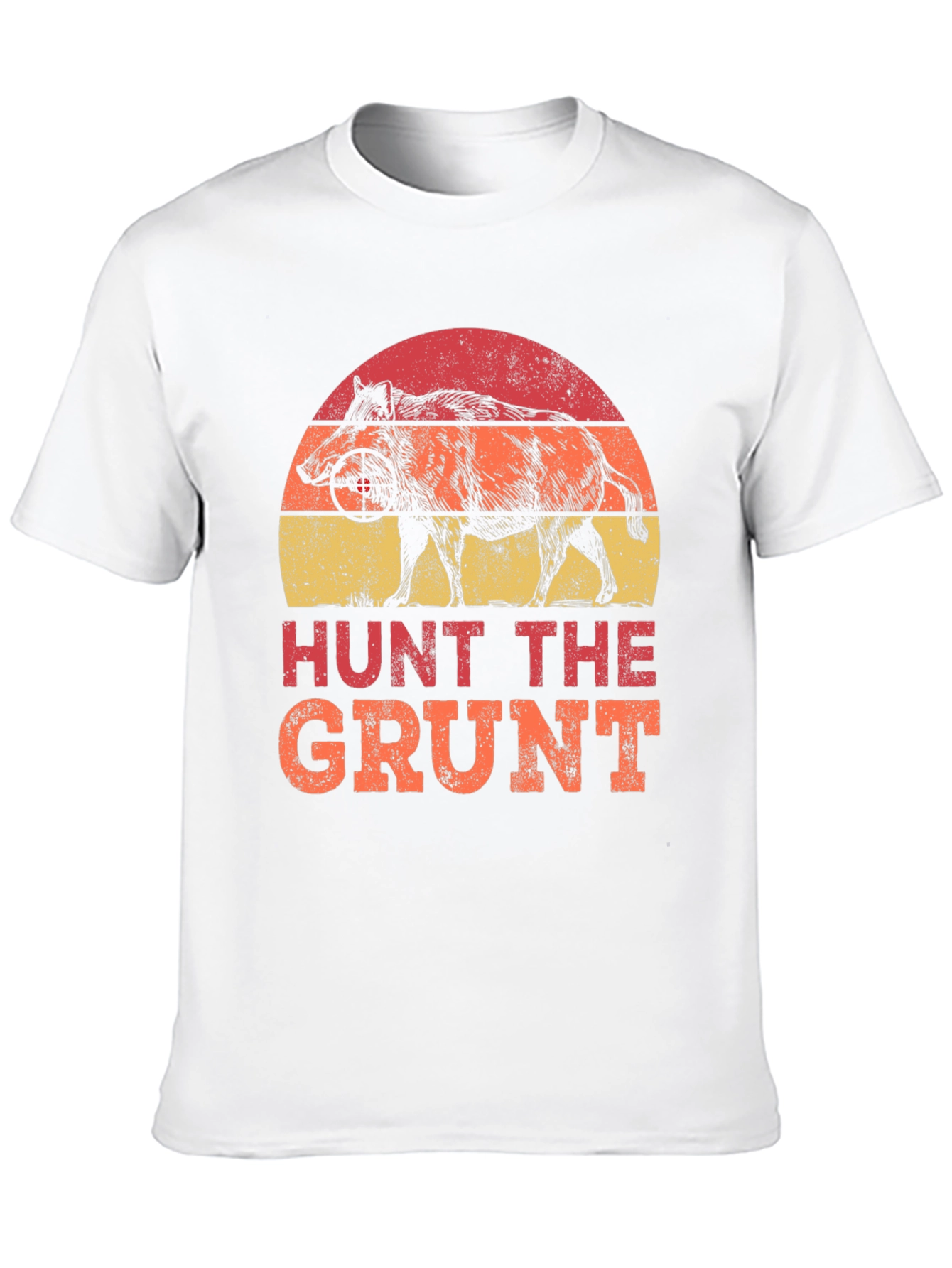 Hunt the Grunt T-Shirt - Wild Boar Hunter Tee