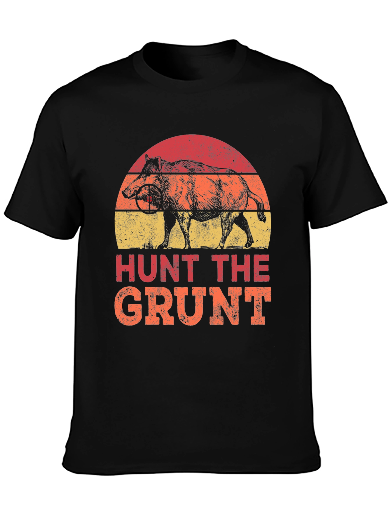 Hunt the Grunt T-Shirt - Wild Boar Hunter Tee
