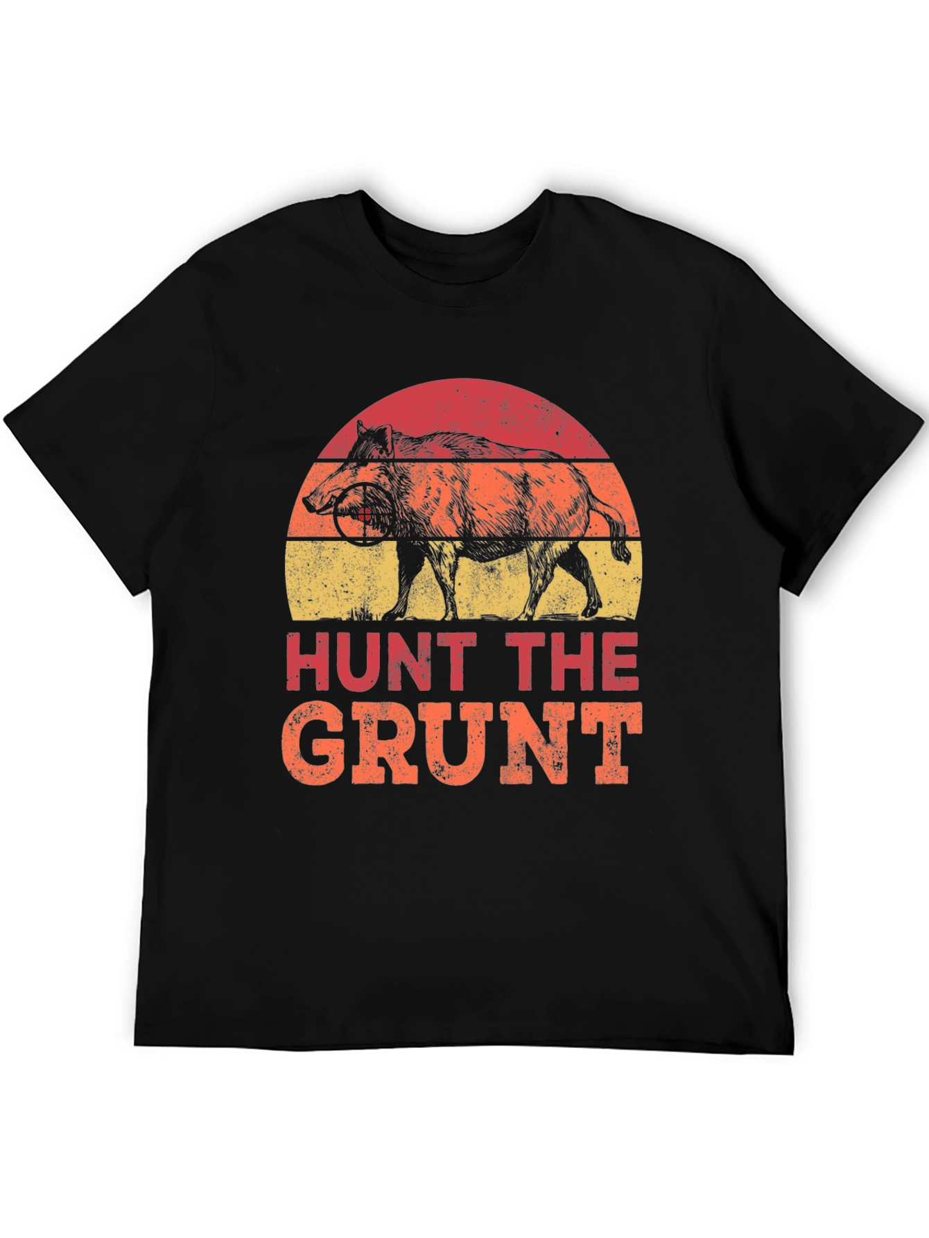 Hunt the Grunt T-Shirt - Wild Boar Hunter Tee