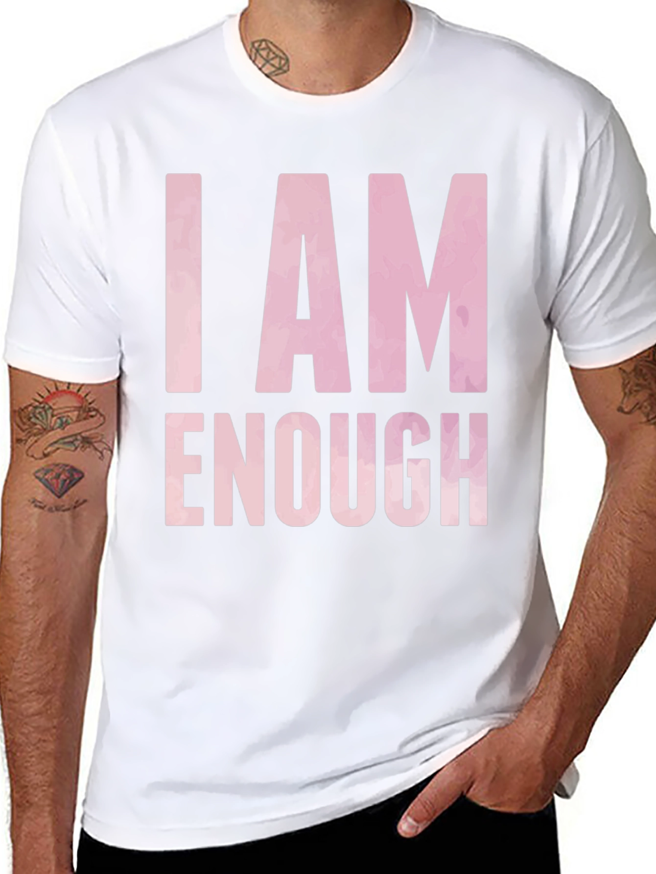 I Am Enough T-Shirt - Inspirational Positive Message