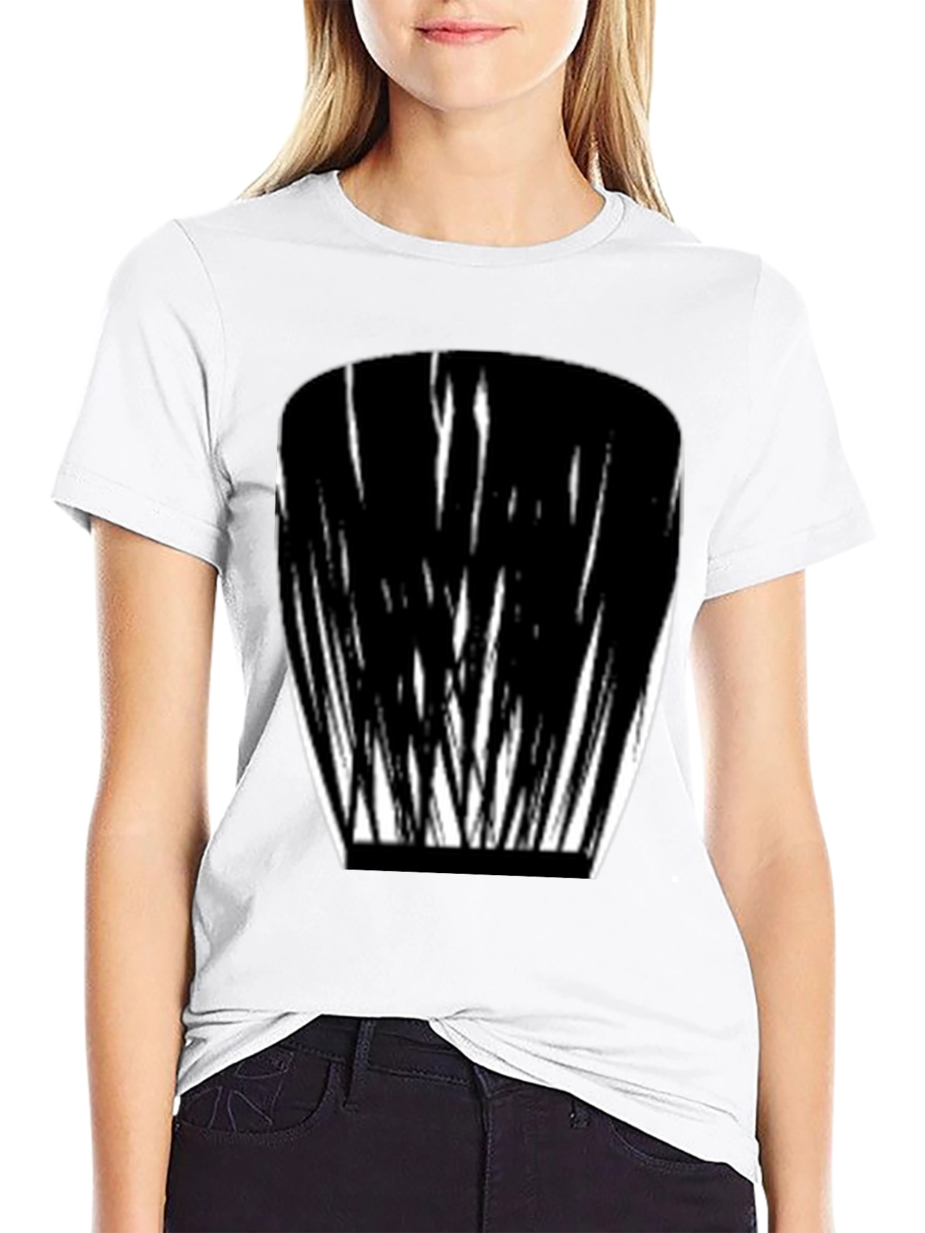 Abstract Black & White Graphic Tee