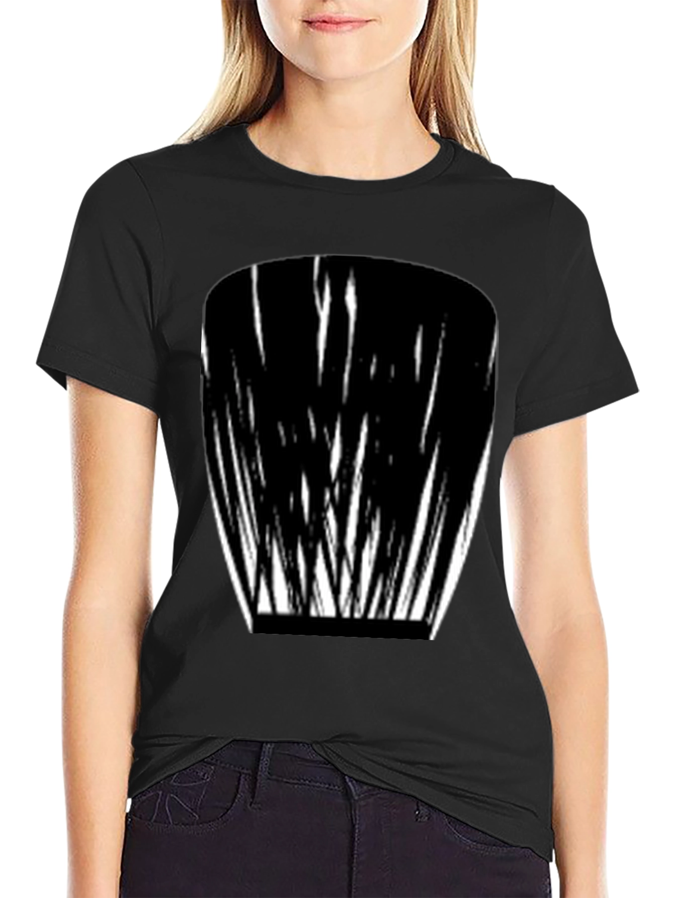 Abstract Black & White Graphic Tee