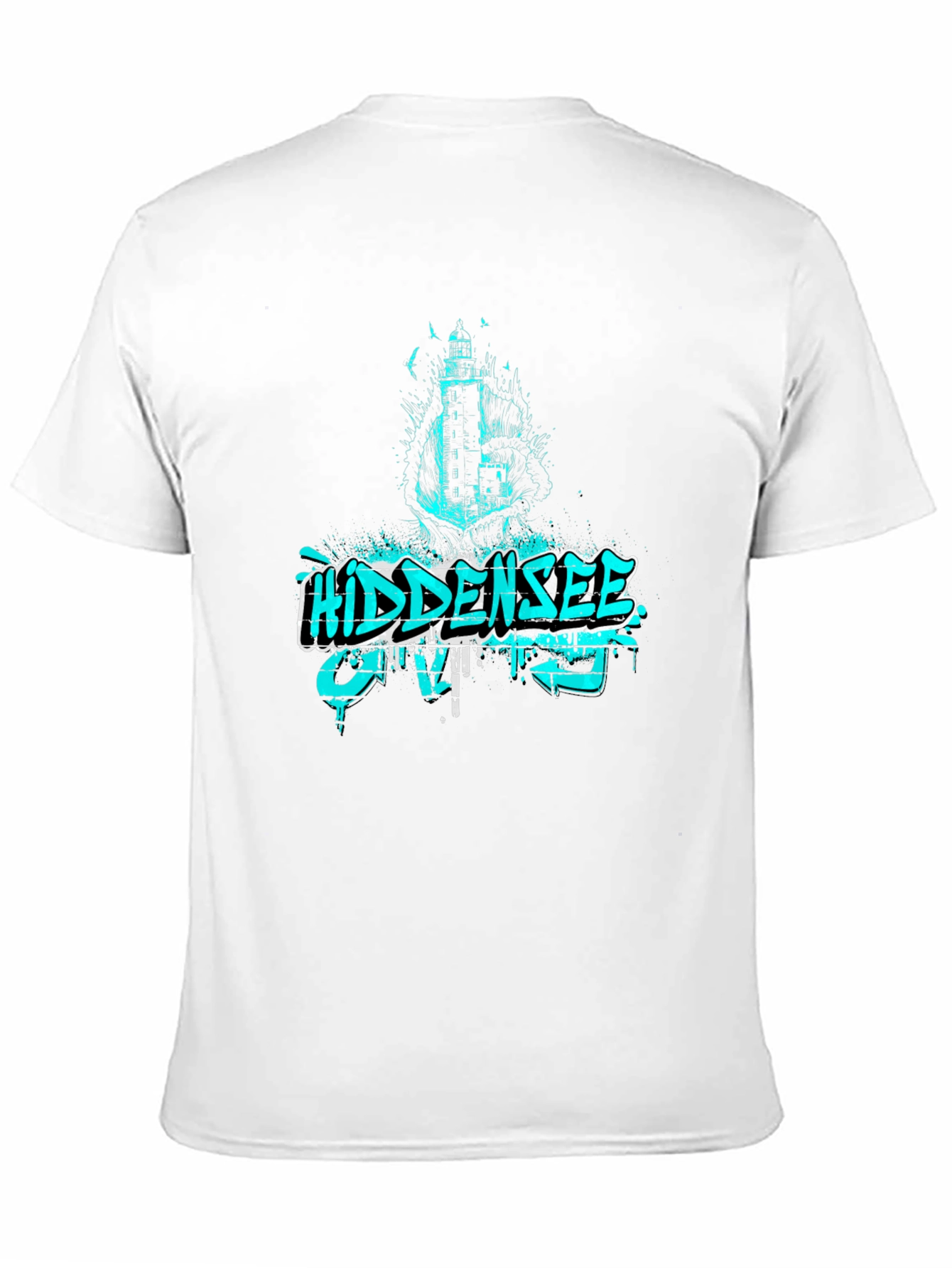 Hidden Sea Lighthouse Graphic T-Shirt
