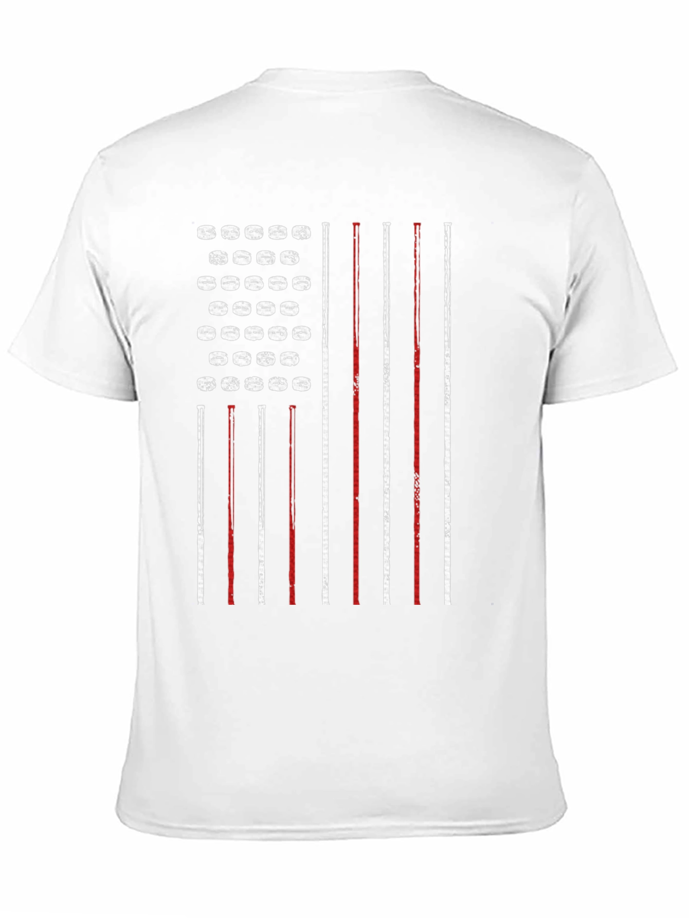 American Flag Hockey Puck Patriotic T-Shirt