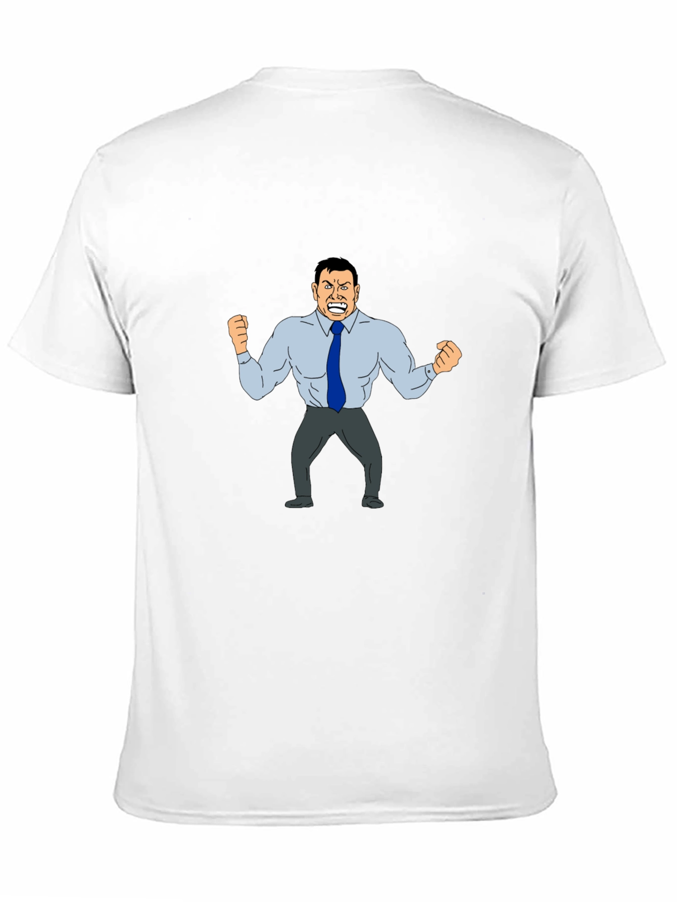 Angry Boss Cartoon Graphic T-Shirt