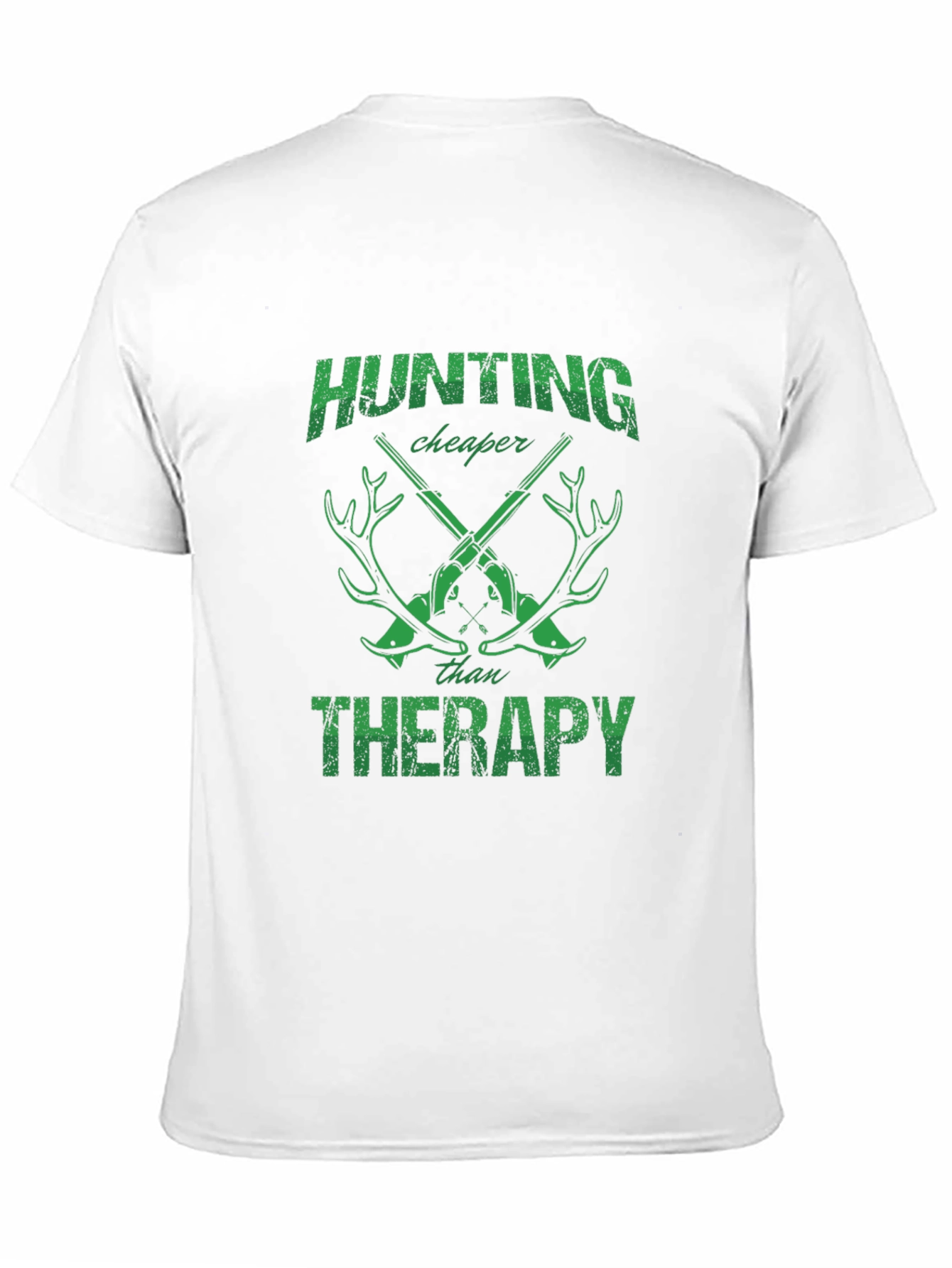 Hunting Cheaper Than Therapy Graphic T-Shirt