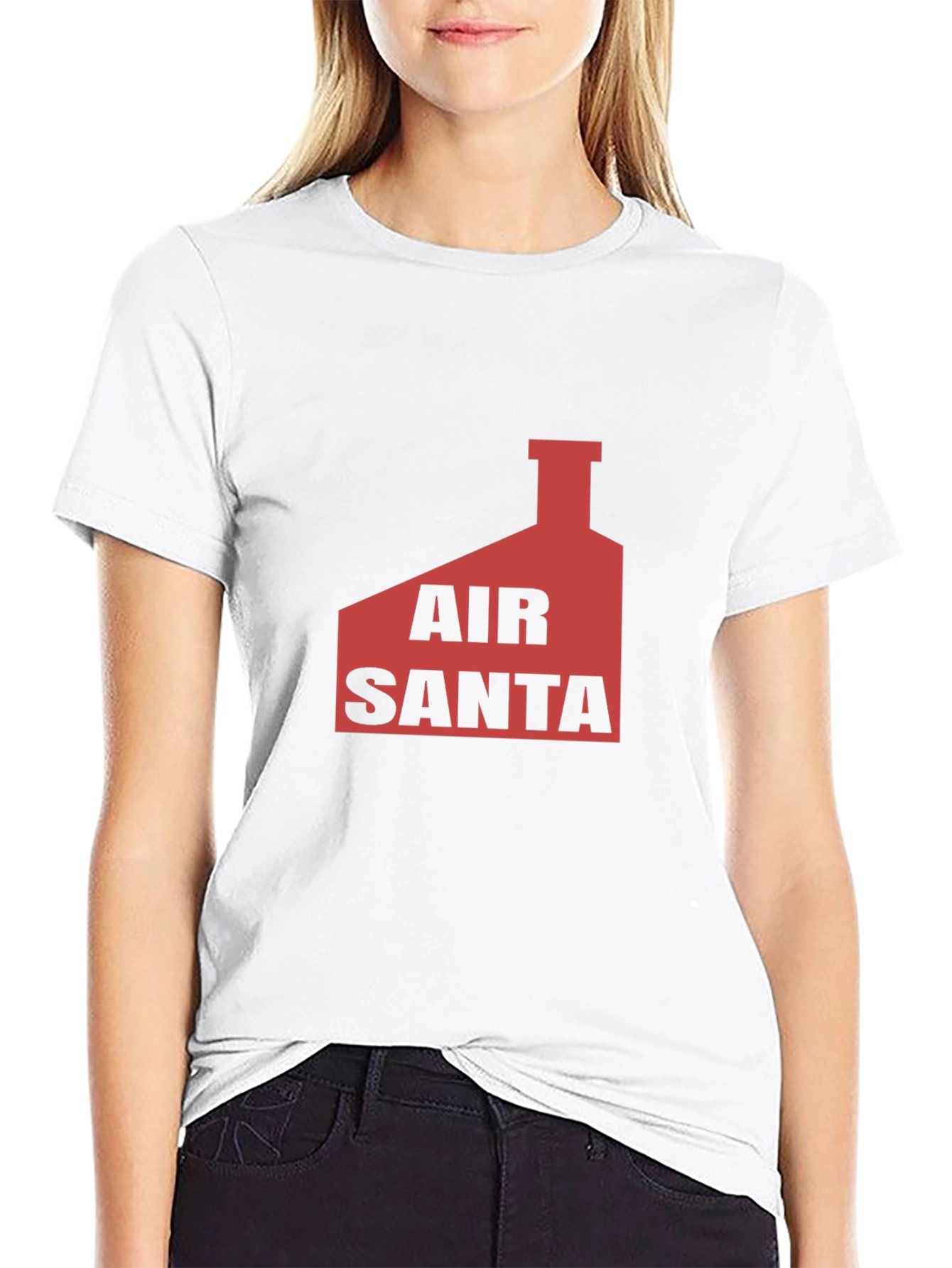 Air Santa Graphic Tee - Black