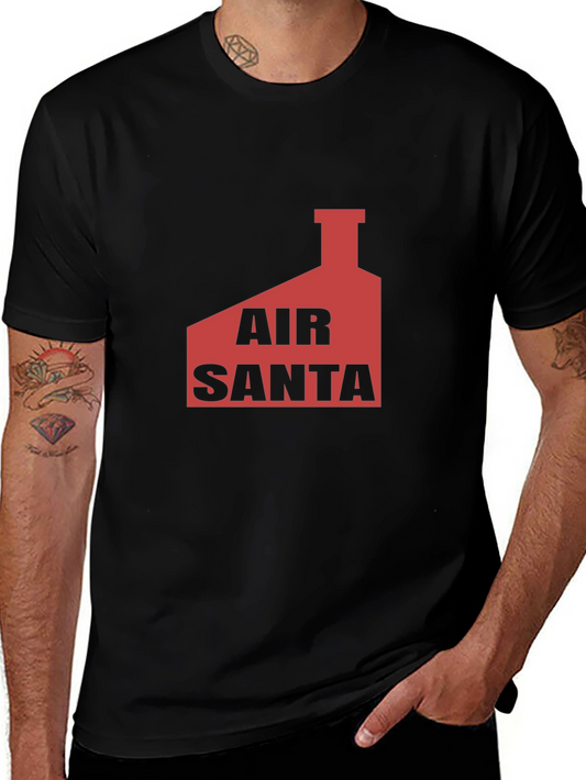 Air Santa Graphic Tee - Black