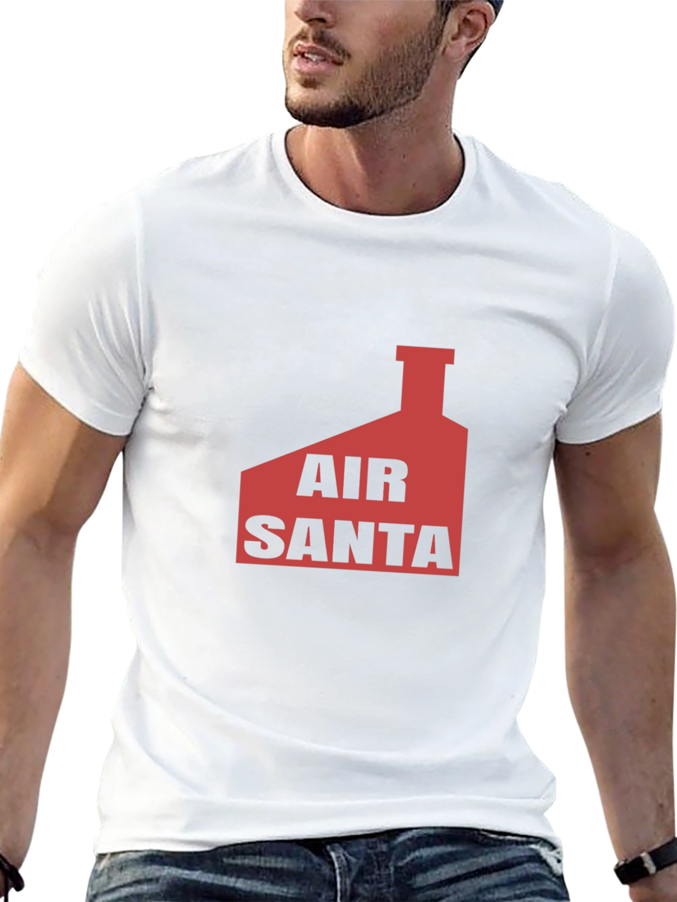 Air Santa Graphic Tee - Black