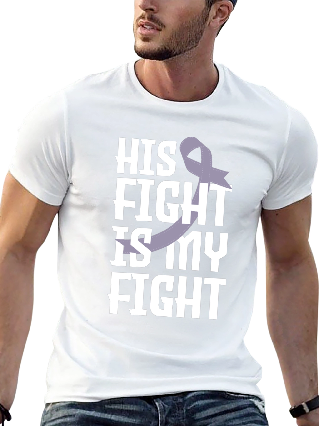 His Fight Is My Fight Awareness T-Shirt