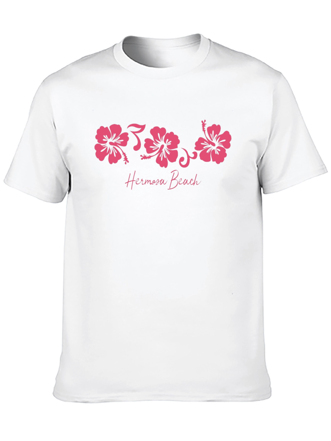 Hermosa Beach Hibiscus Graphic T-Shirt