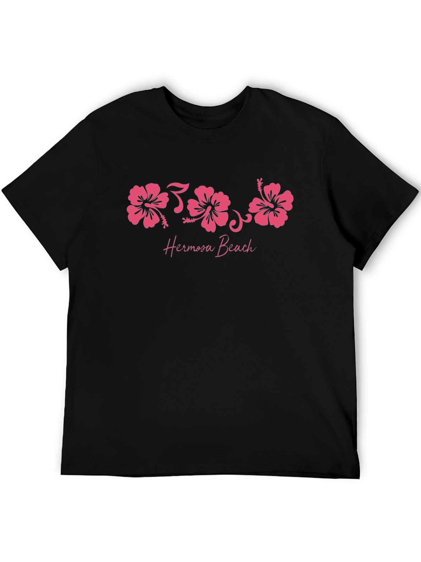 Hermosa Beach Hibiscus Graphic T-Shirt