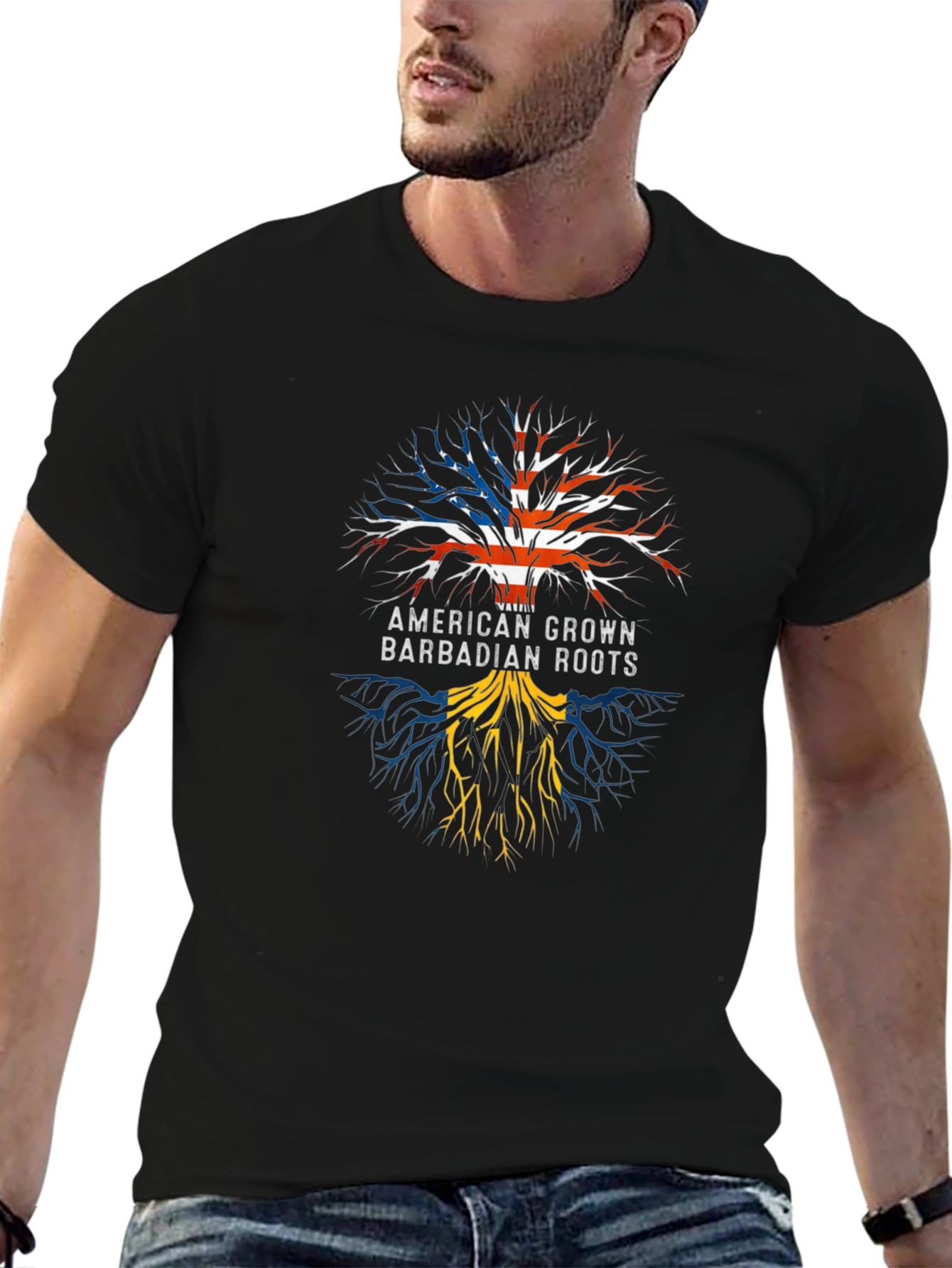 American Grown Barbadian Roots T-Shirt