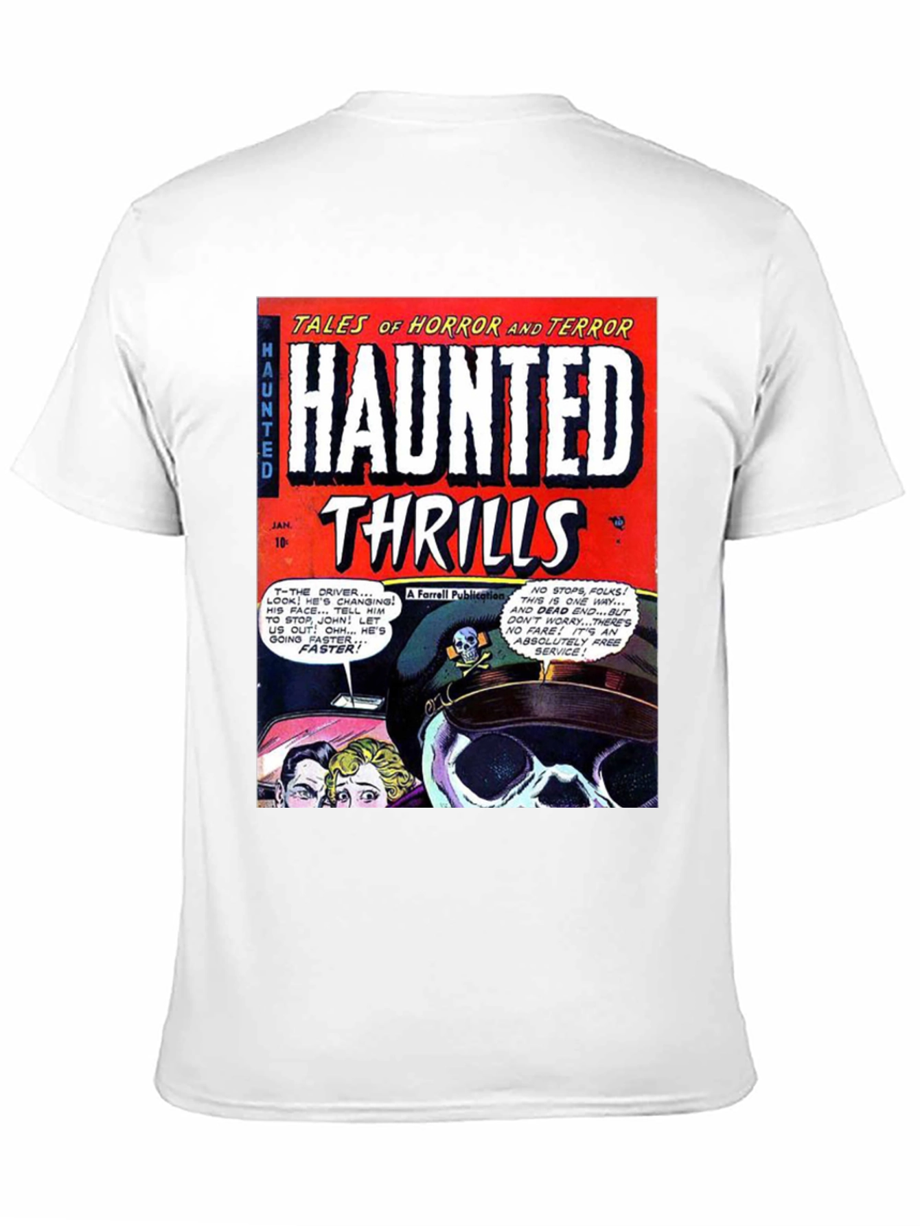 Haunted Thrills Comic Book T-Shirt
