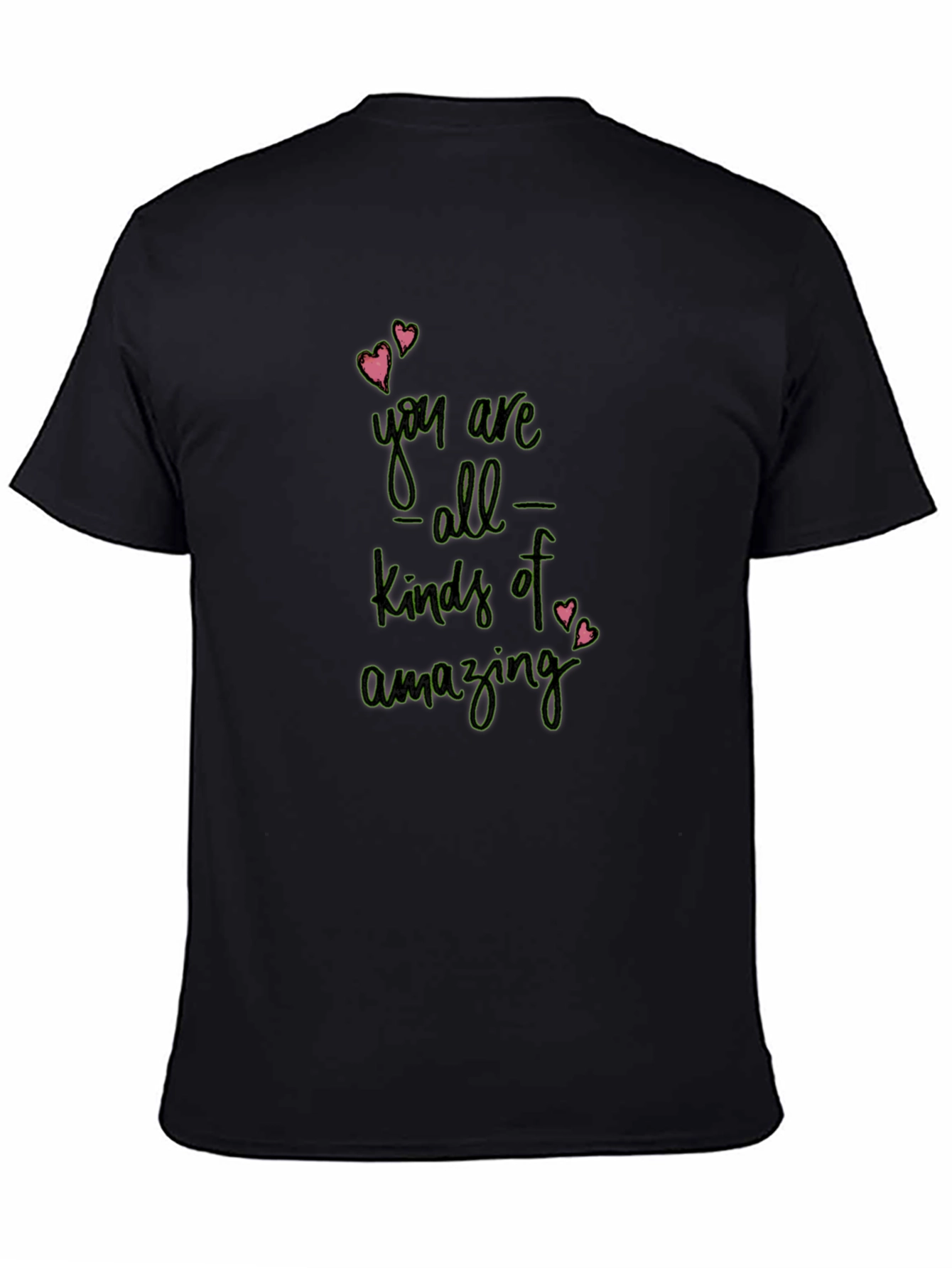 Amazing Tee - Positive Message Black T-Shirt