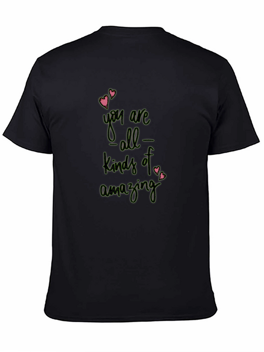 Amazing Tee - Positive Message Black T-Shirt