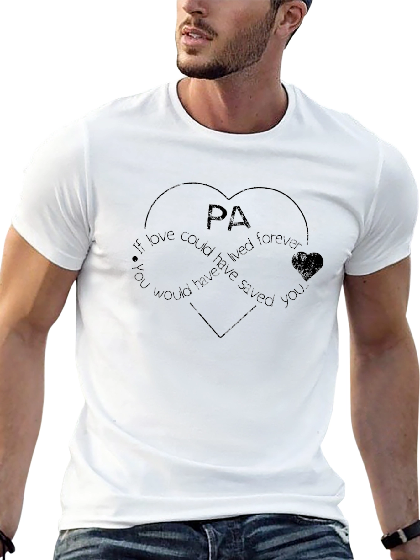Heartfelt Memorial T-Shirt - Personalized Keepsake
