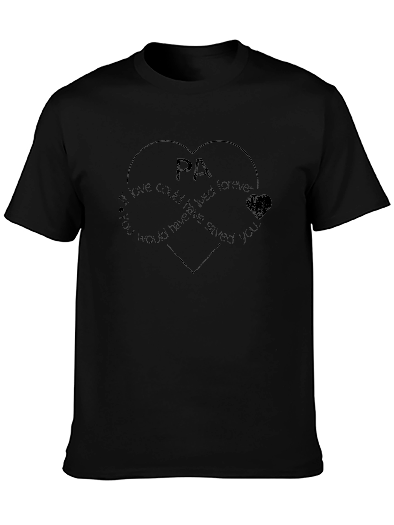 Heartfelt Memorial T-Shirt - Personalized Keepsake