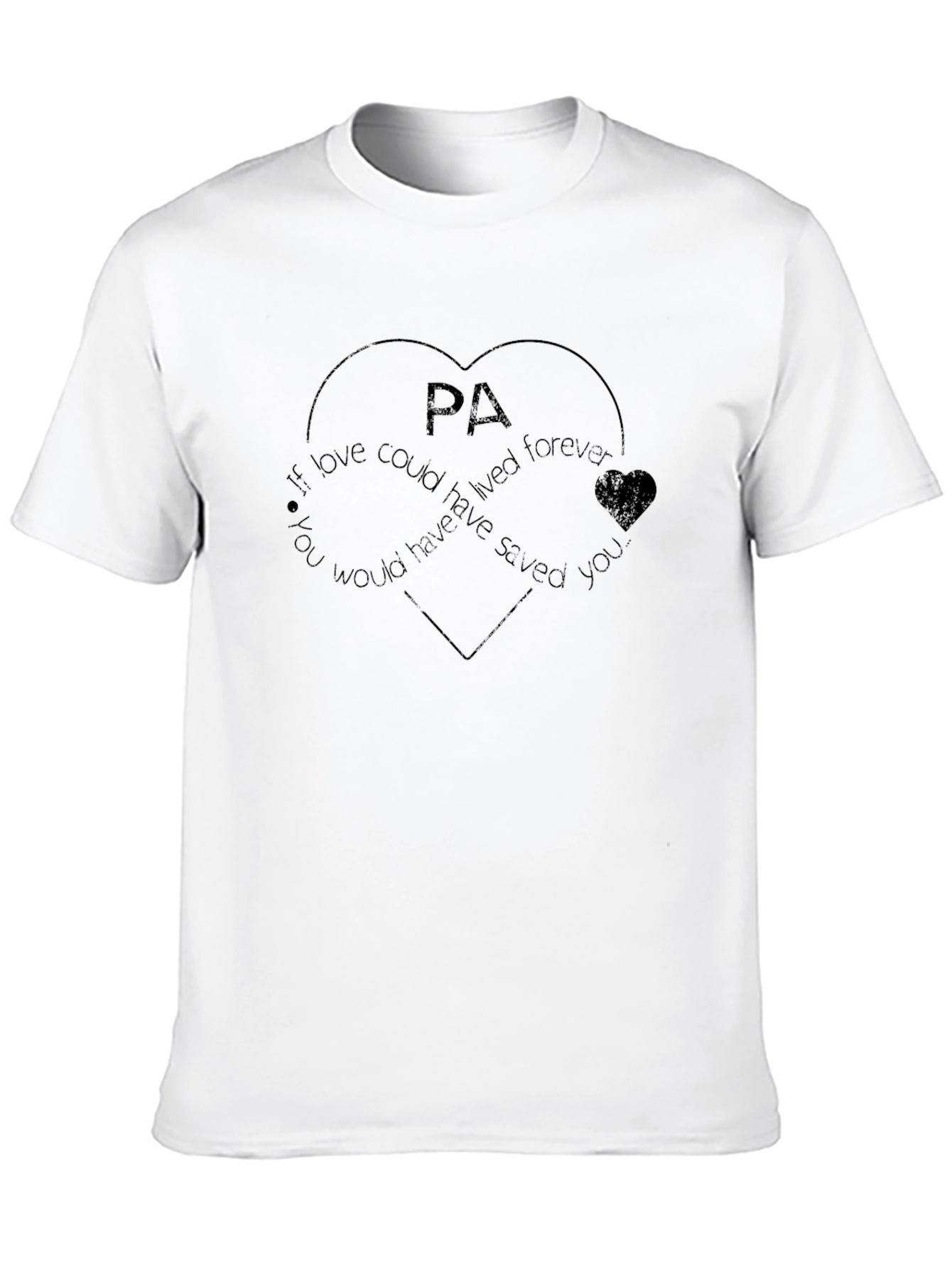 Heartfelt Memorial T-Shirt - Personalized Keepsake