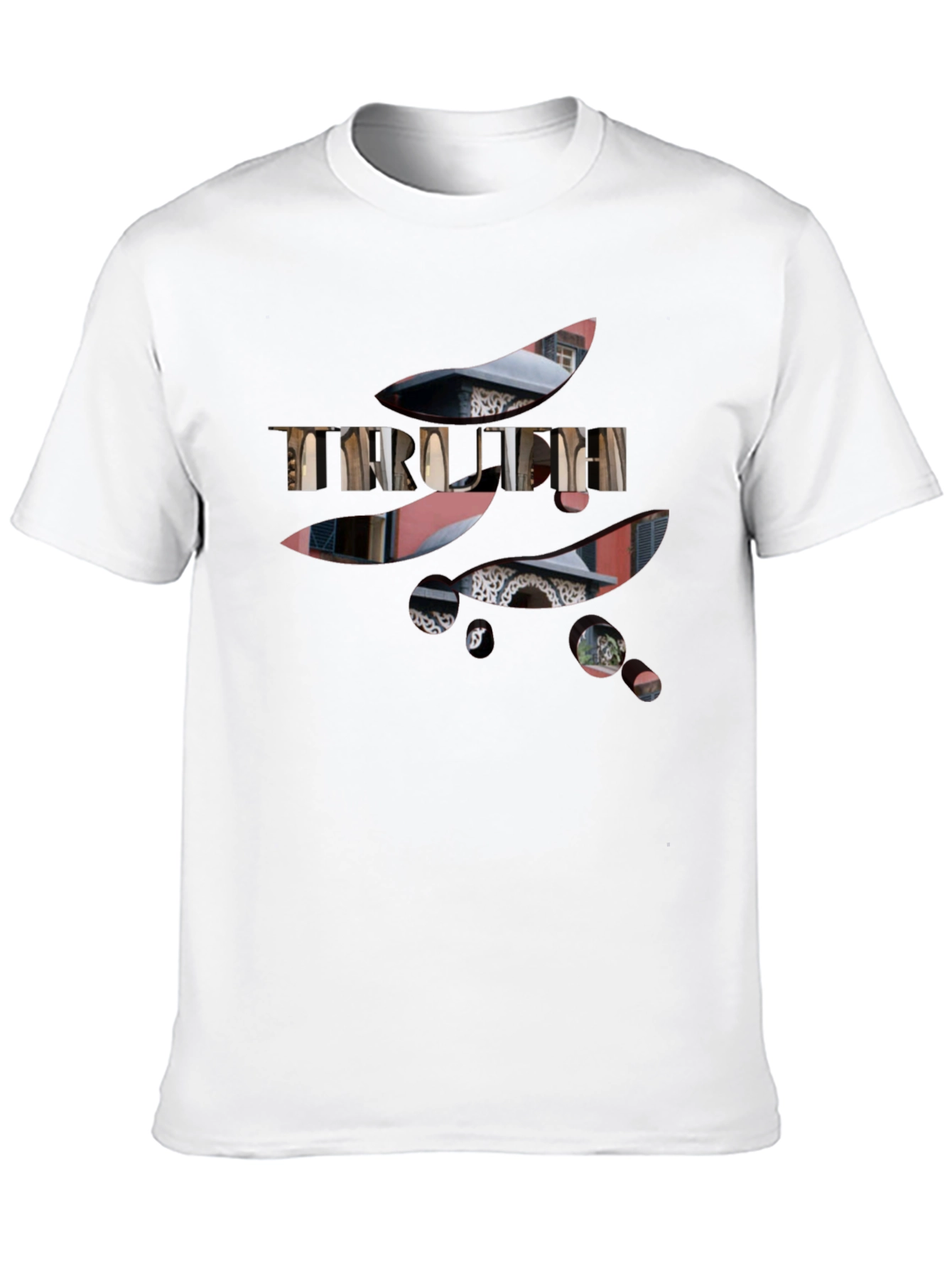 Abstract Truth Graphic Black T-Shirt