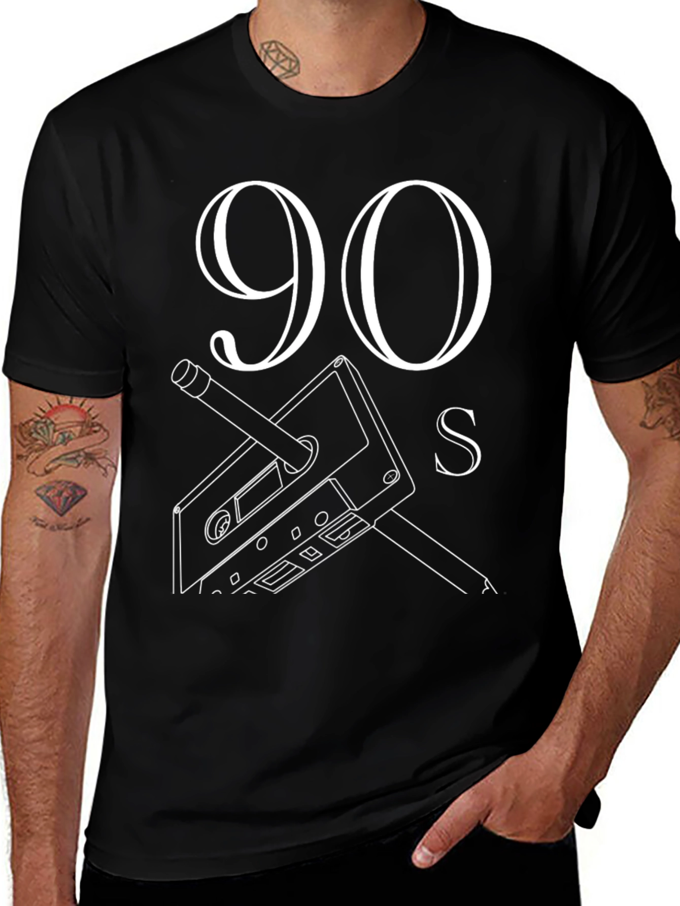 90s Cassette Tape Graphic T-Shirt