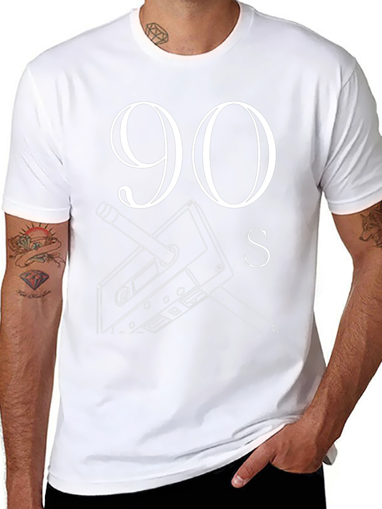 90s Cassette Tape Graphic T-Shirt
