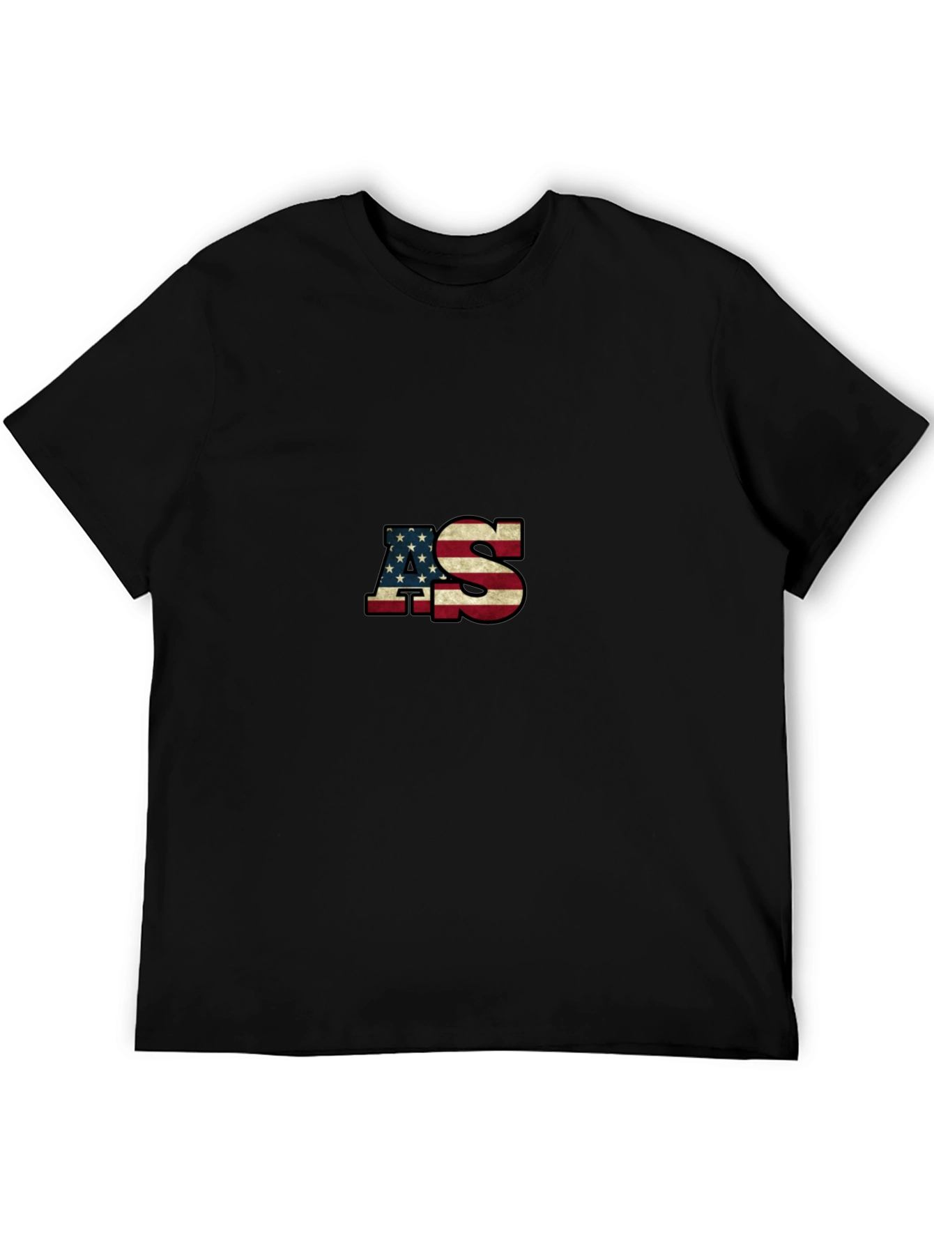 American Flag AS Patriotic Graphic T-Shirt