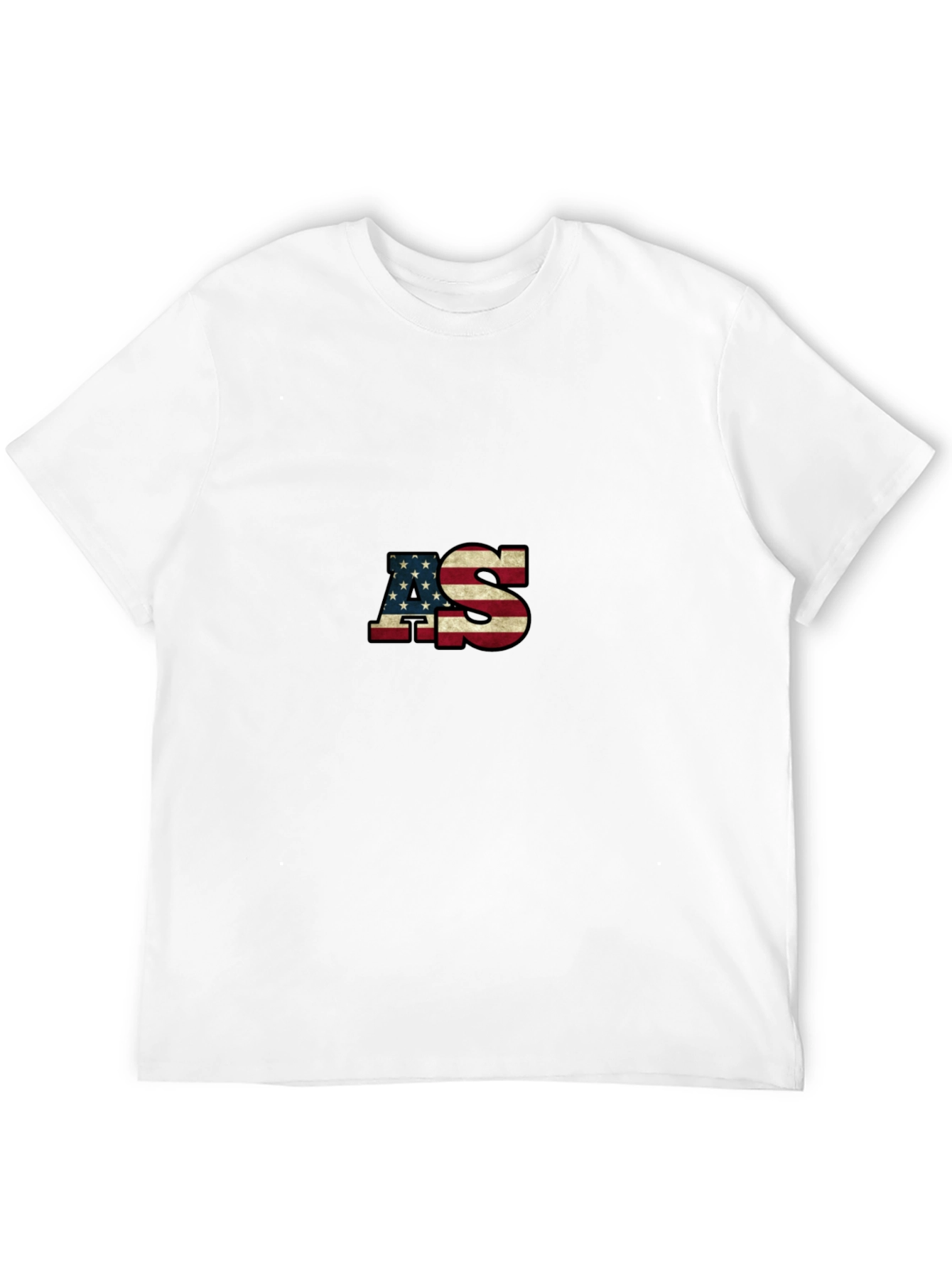 American Flag AS Patriotic Graphic T-Shirt