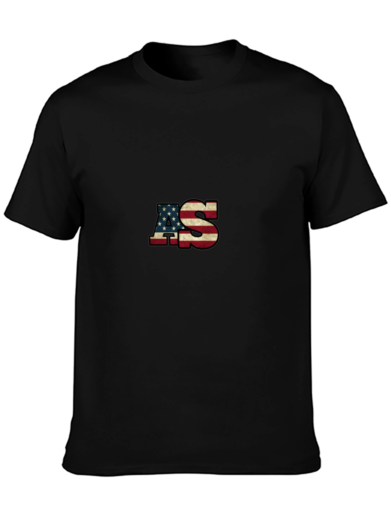 American Flag AS Patriotic Graphic T-Shirt
