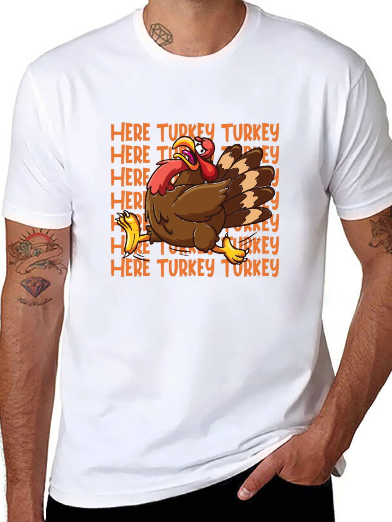 Here Turkey Graphic T-Shirt