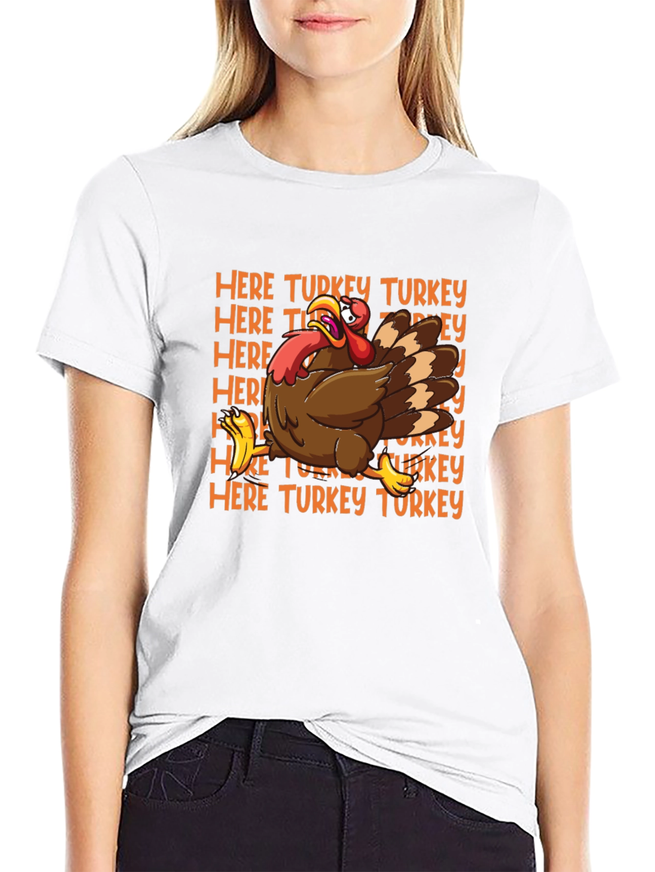 Here Turkey Graphic T-Shirt
