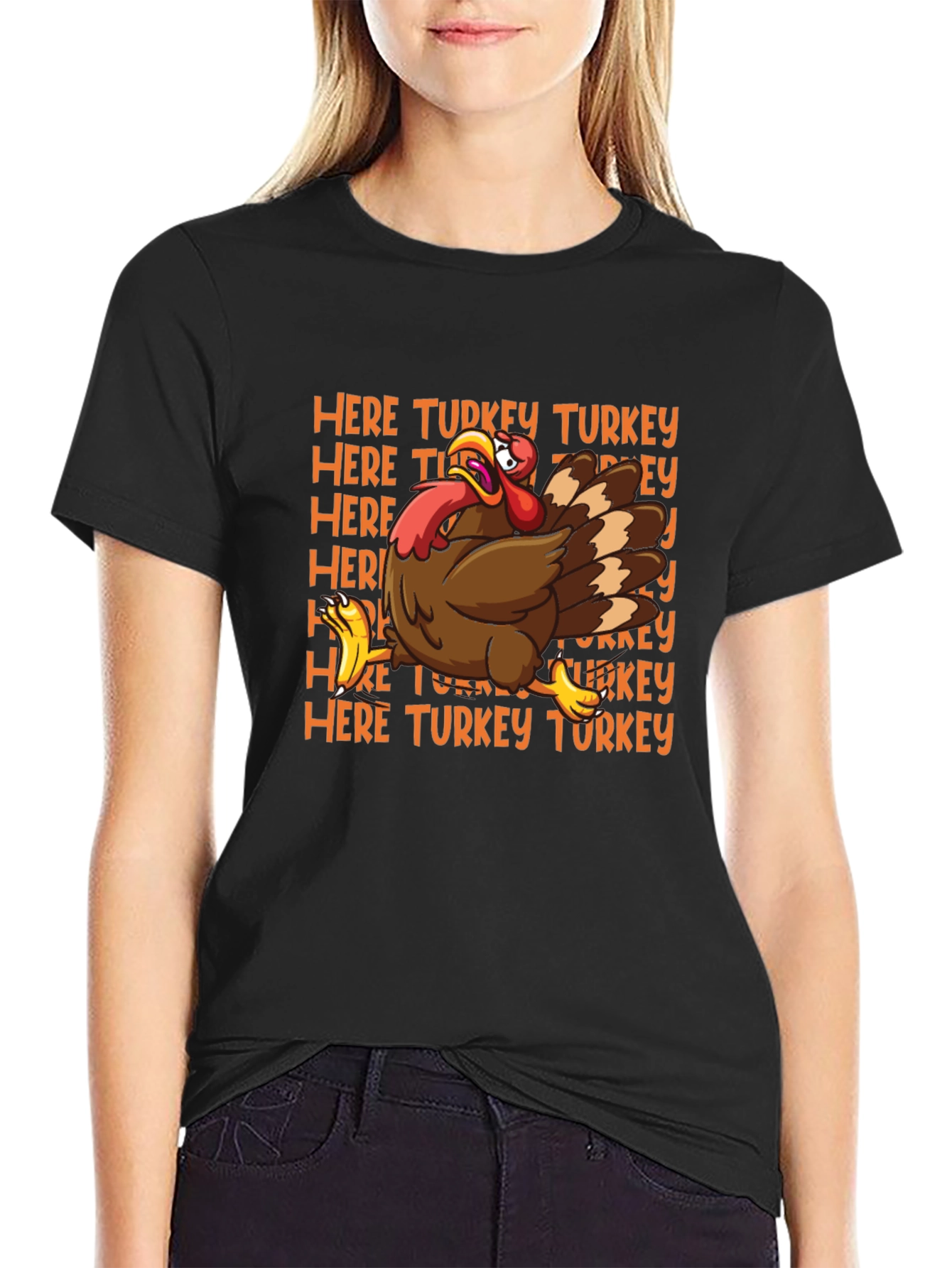 Here Turkey Graphic T-Shirt
