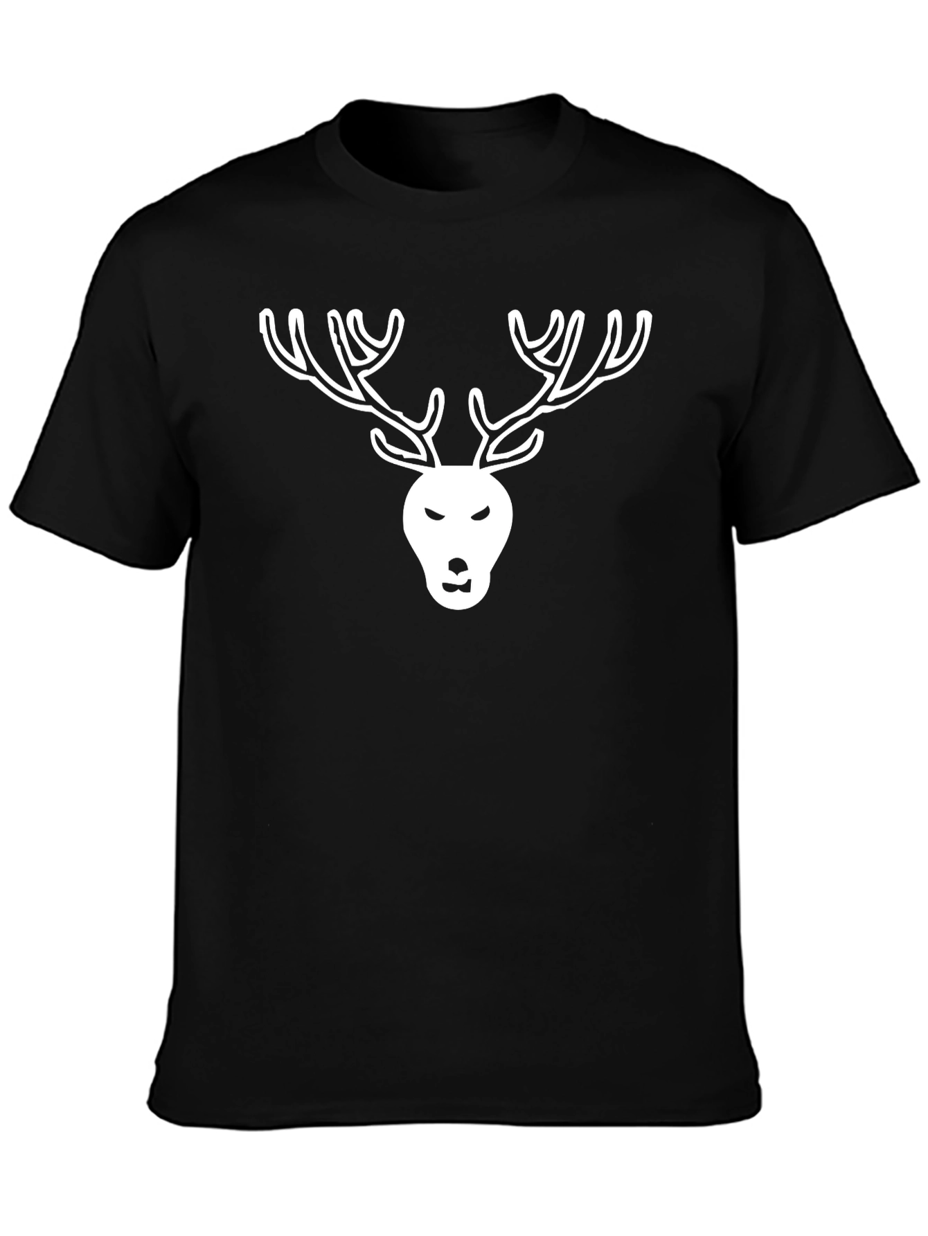 Antler Graphic Black T-Shirt