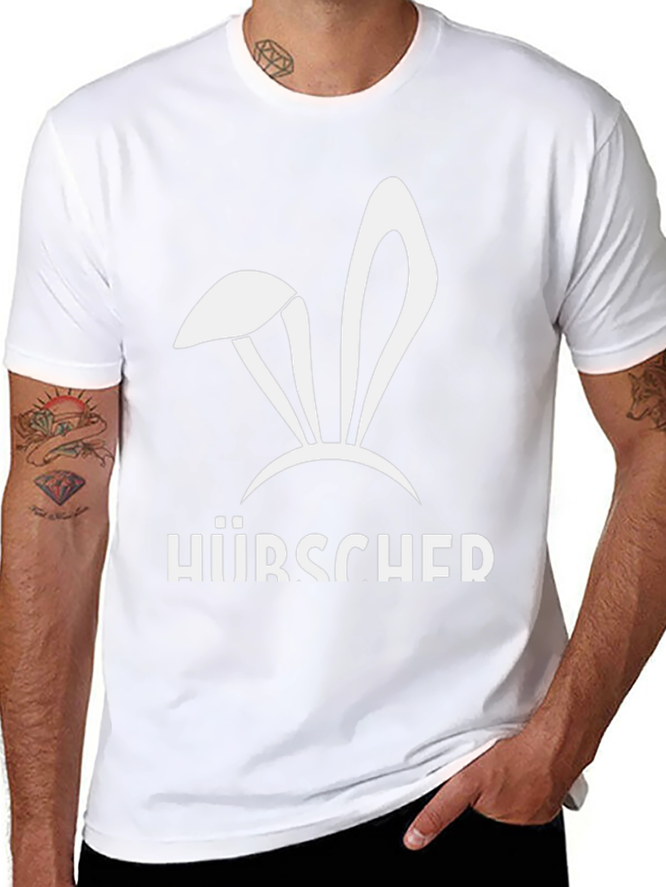 Hirsche Funny Bunny Ears T-Shirt