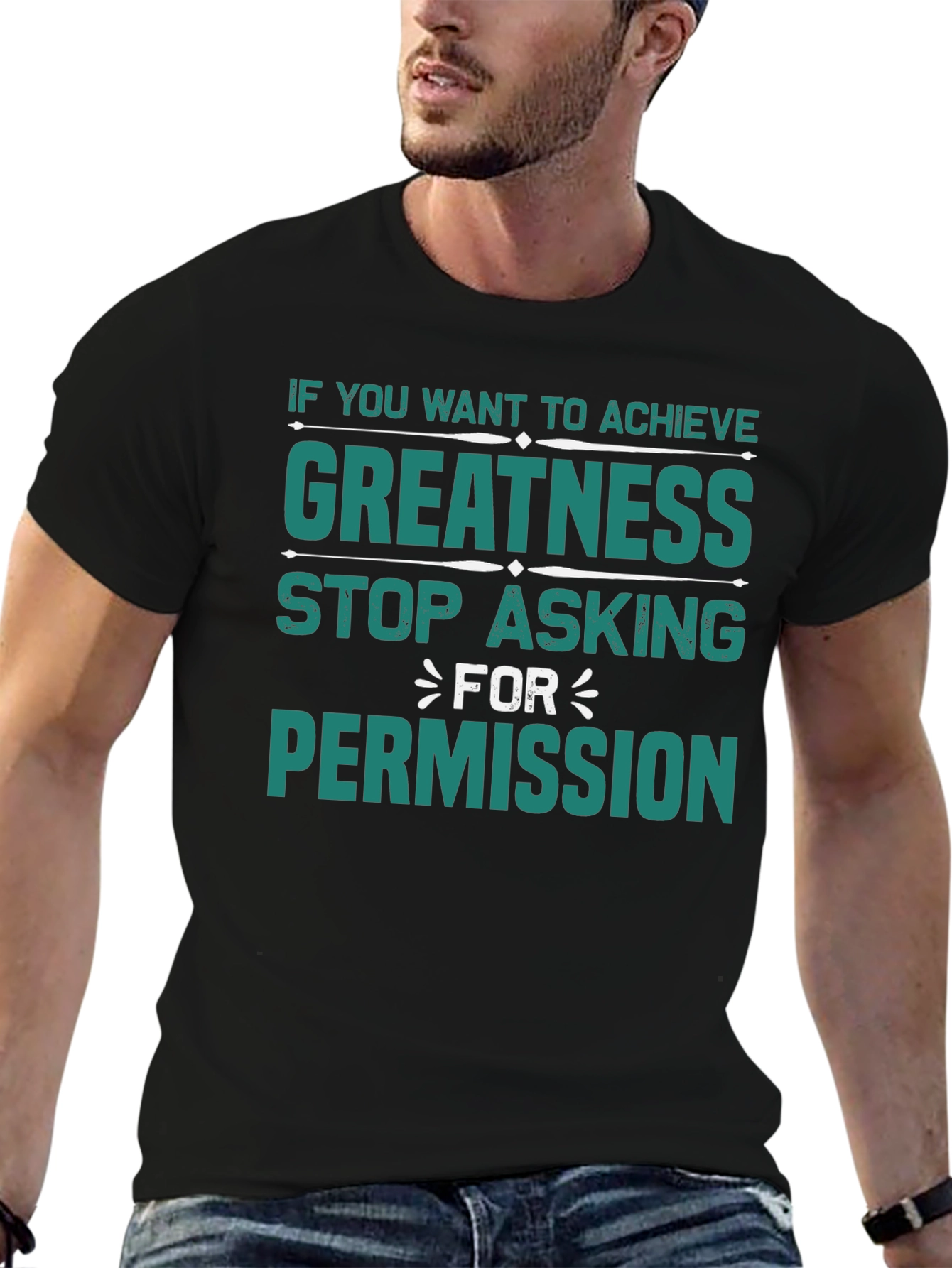Achieve Greatness Black T-Shirt