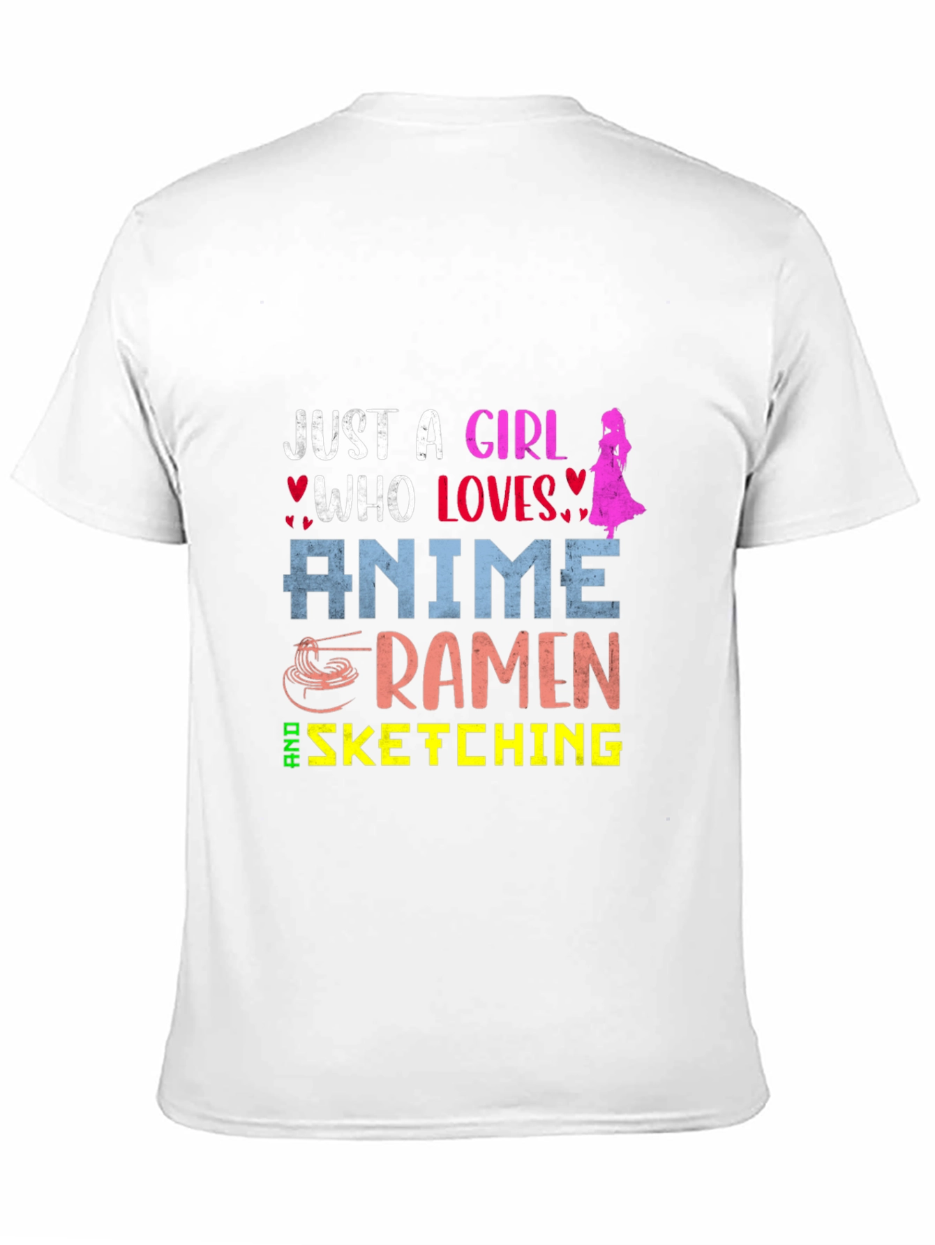 Anime Ramen Sketching Girls Tee