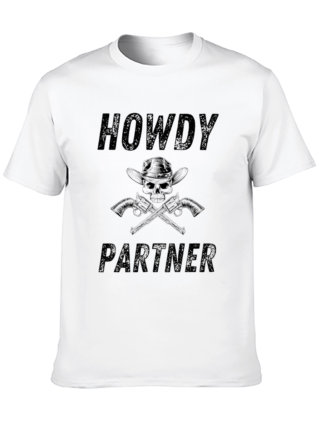 Howdy Partner Graphic Tee - Western Style Shirt