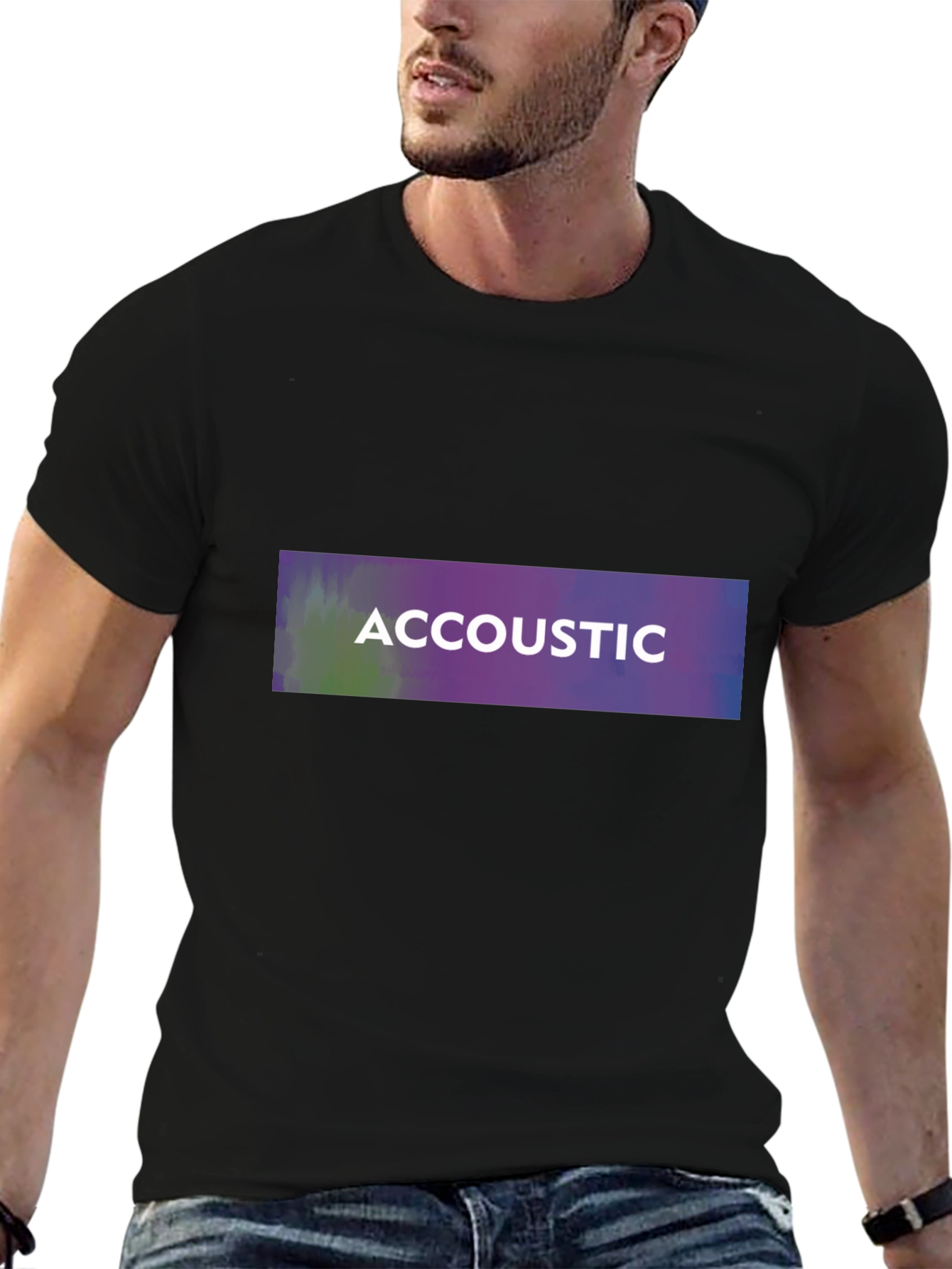 Accoustic Graphic Tee - Modern Style