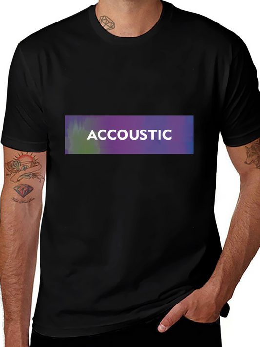 Accoustic Graphic Tee - Modern Style
