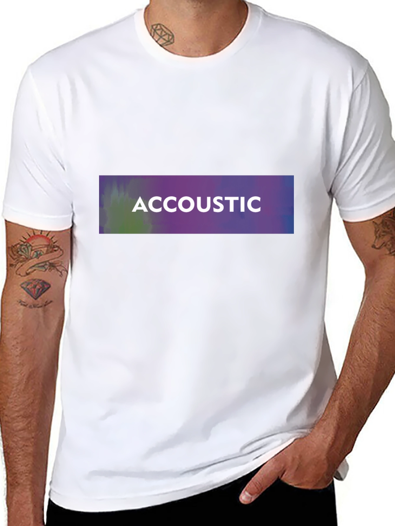Accoustic Graphic Tee - Modern Style