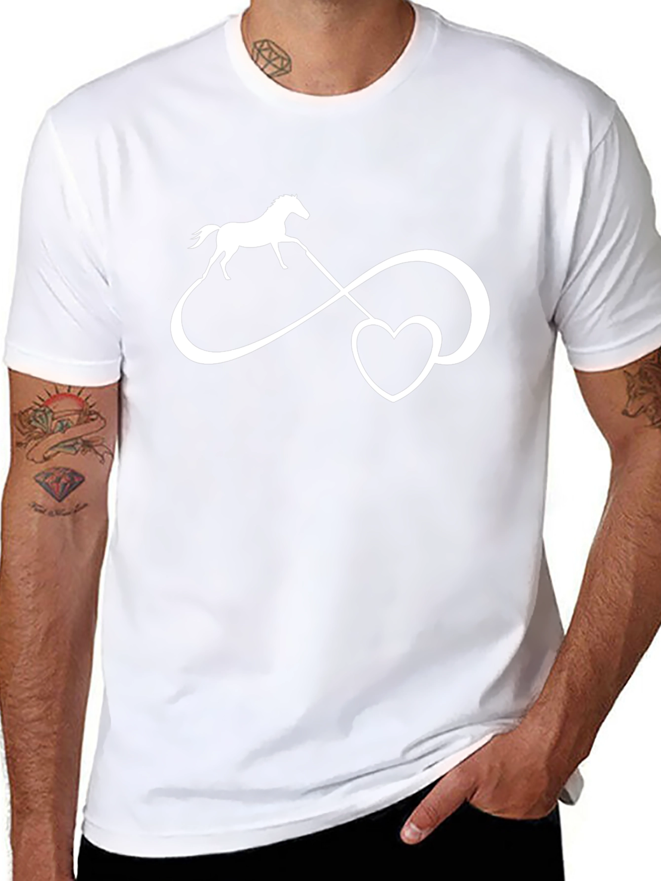 Horse & Heart Infinity Graphic Tee