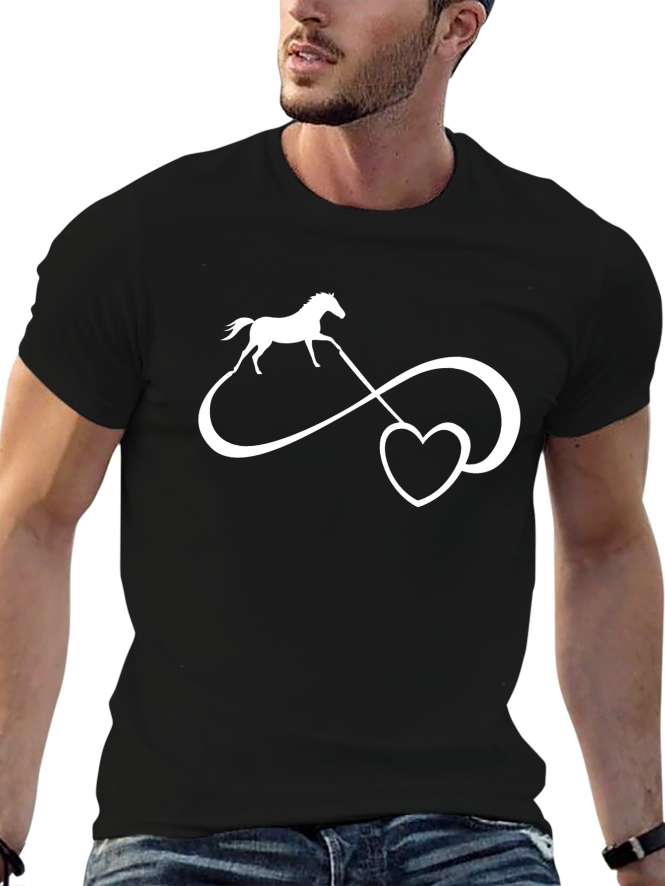 Horse & Heart Infinity Graphic Tee