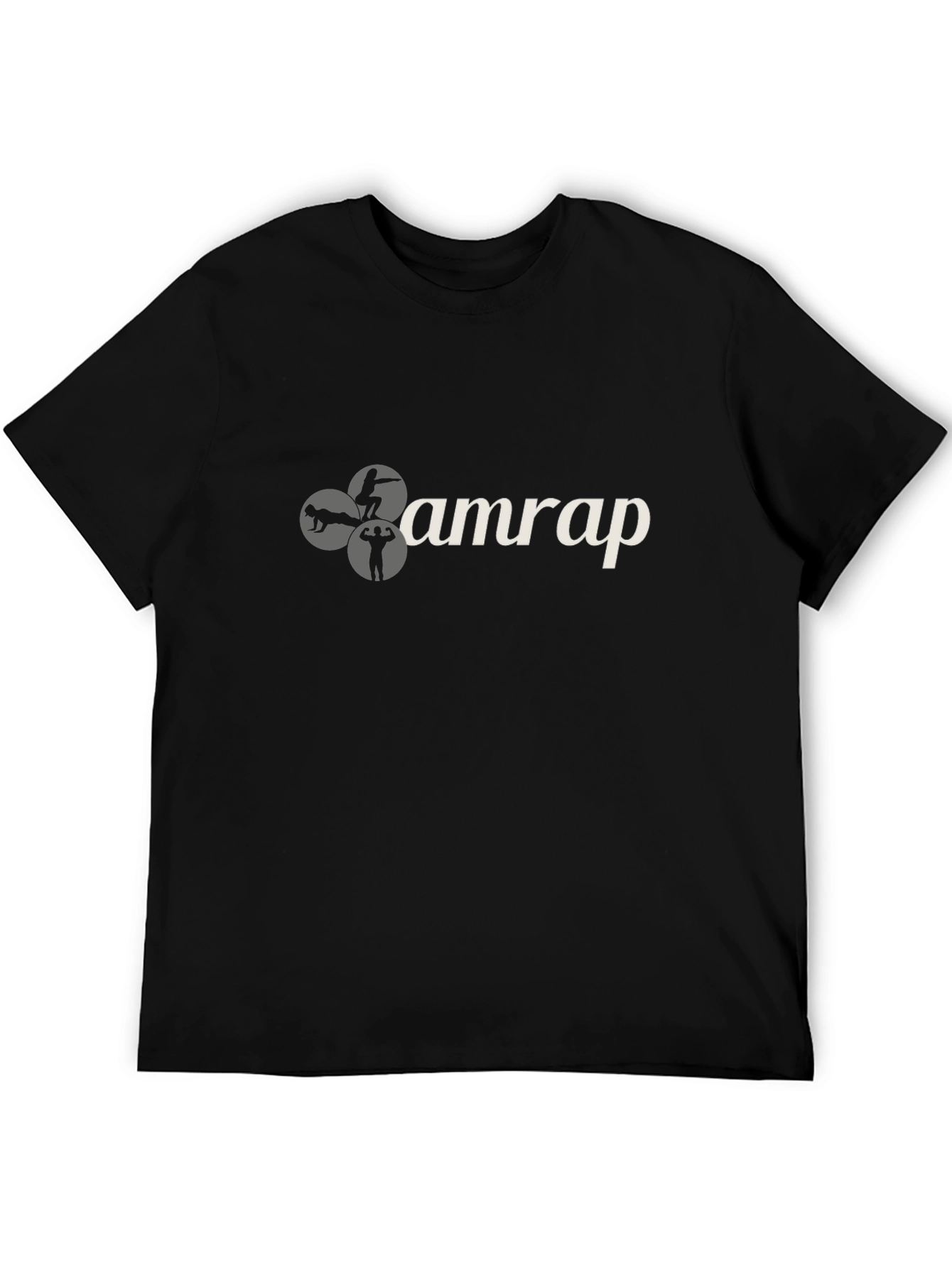 AMRAP Workout Graphic Tee - Black Cotton