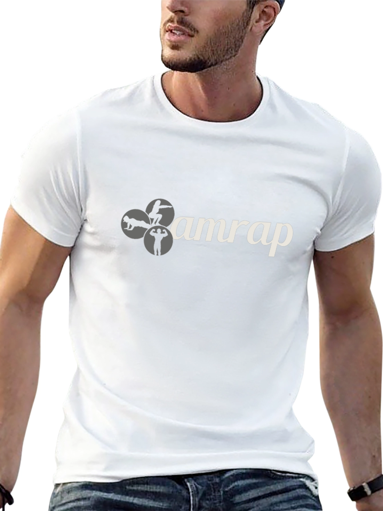 AMRAP Workout Graphic Tee - Black Cotton
