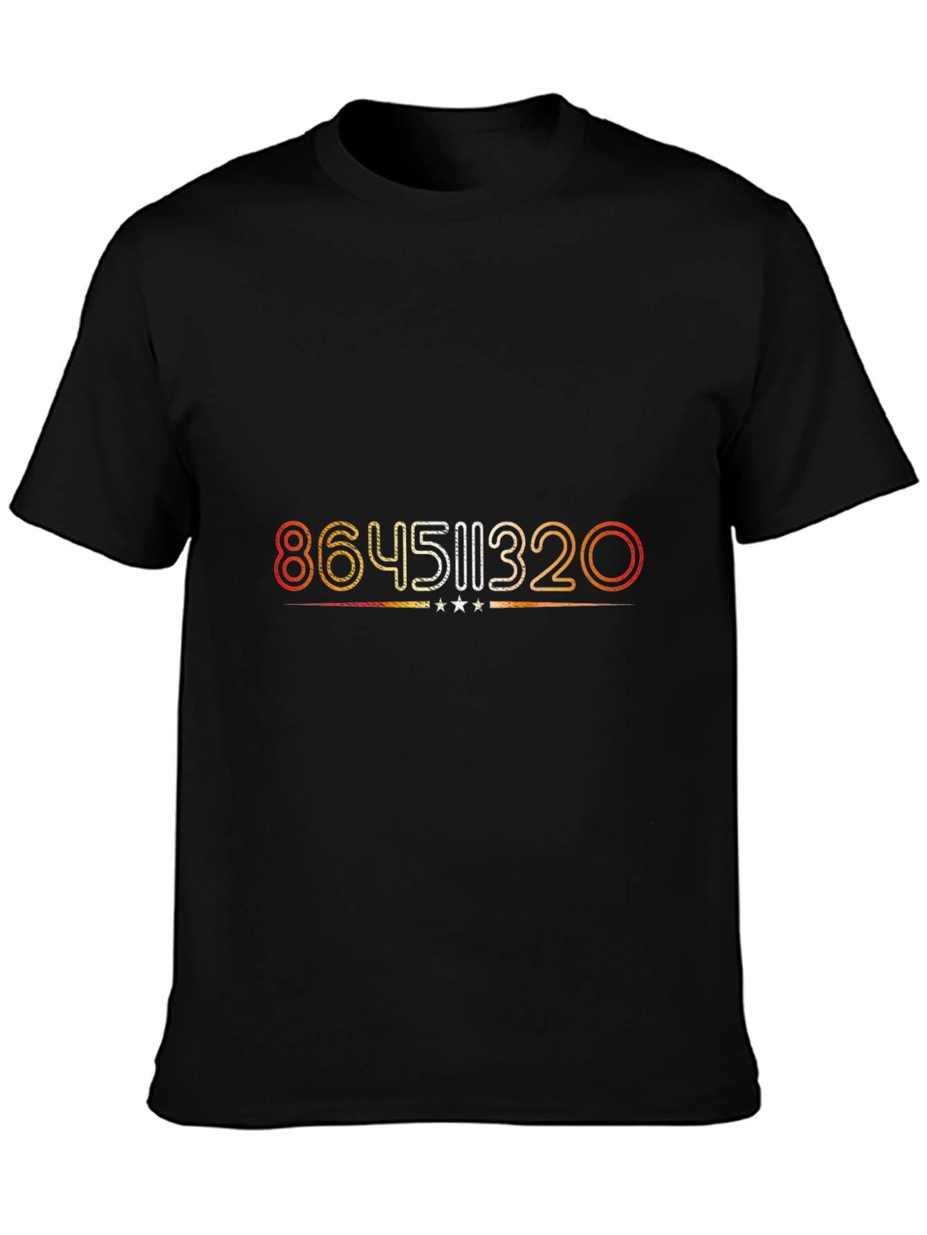 864511320 Graphic Tee - Unisex Black T-Shirt