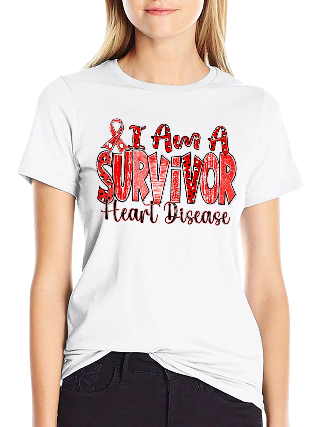 I Am A Survivor Heart Disease Awareness T-Shirt
